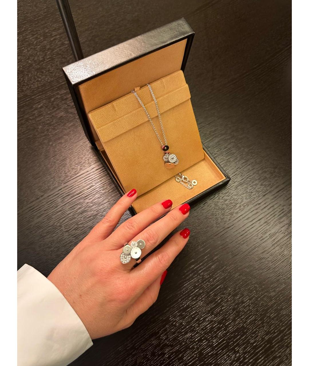 BVLGARI Серебряное кольцо из белого золота, фото 5