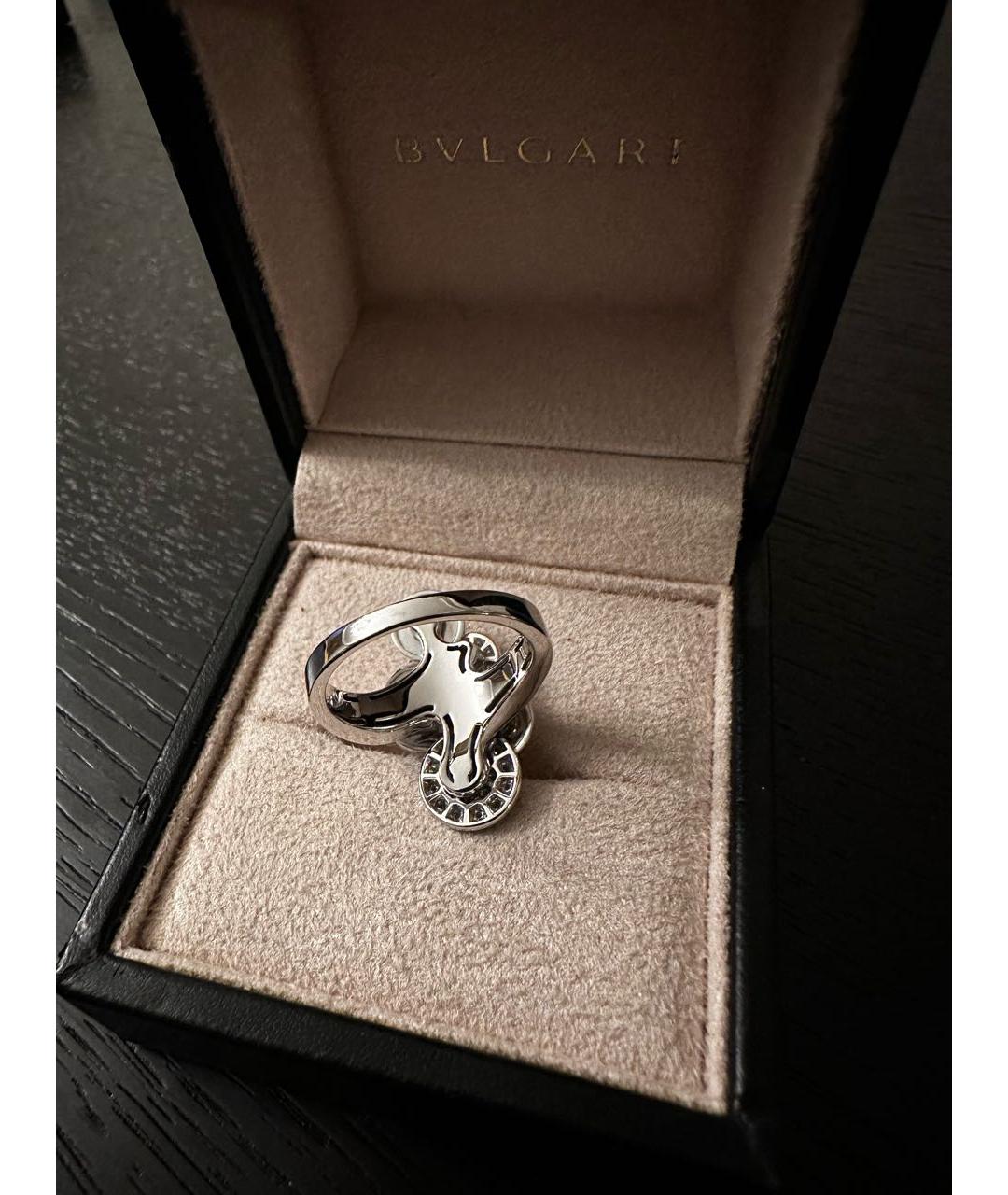 BVLGARI Серебряное кольцо из белого золота, фото 4