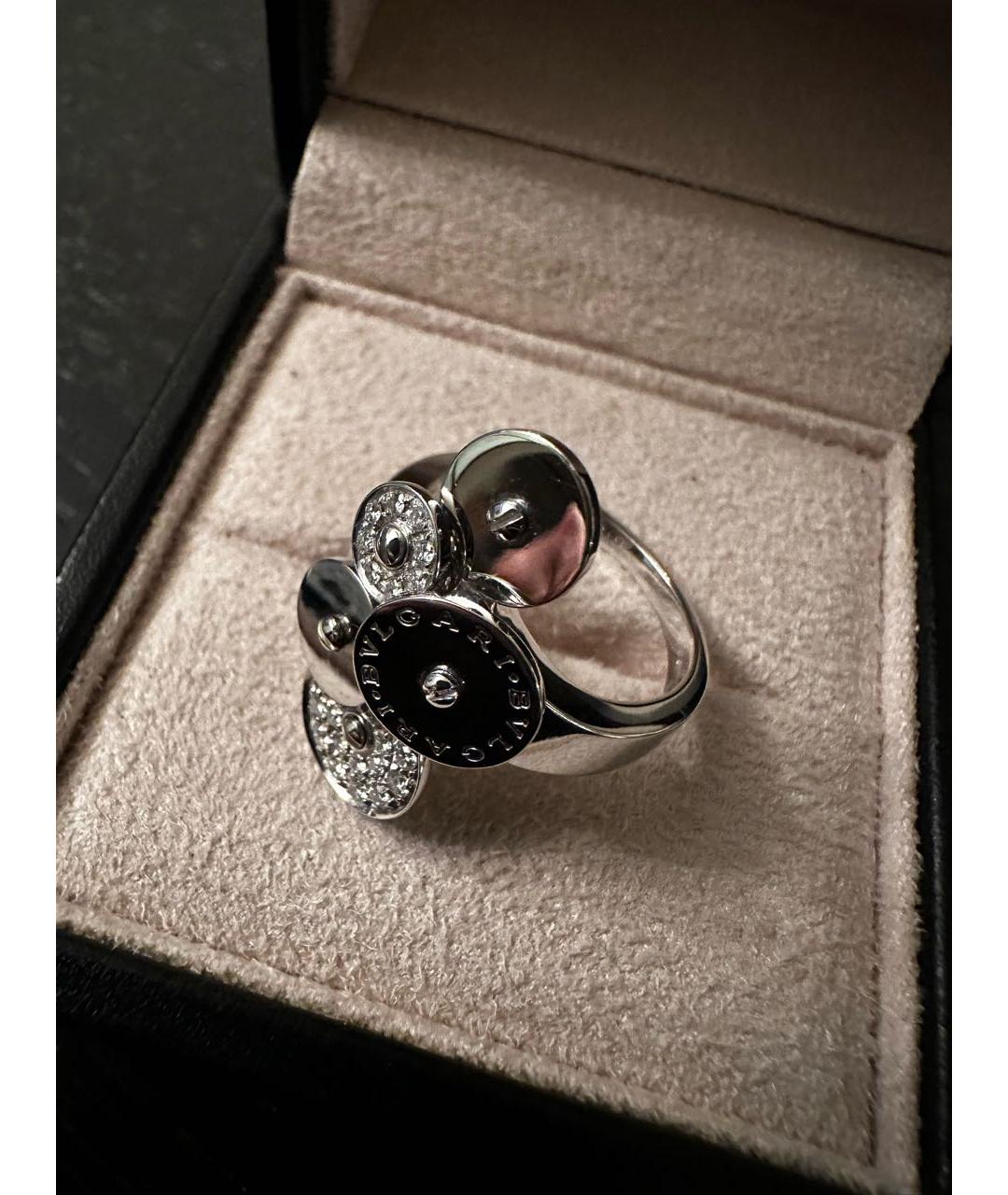 BVLGARI Серебряное кольцо из белого золота, фото 3