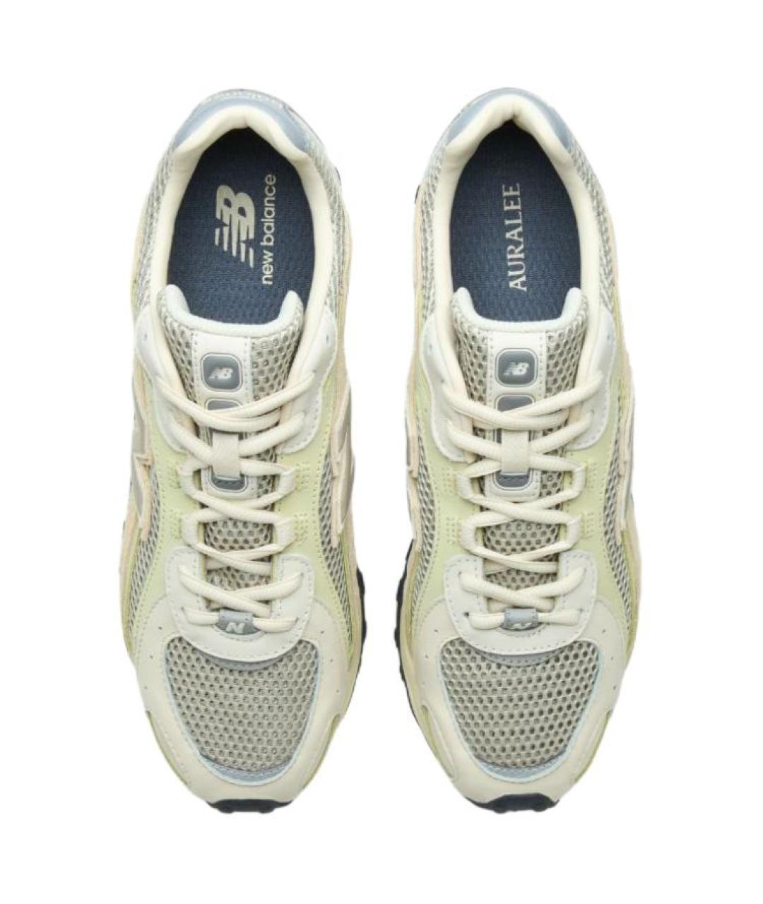 NEW BALANCE Бежевые синтетические кроссовки, фото 4