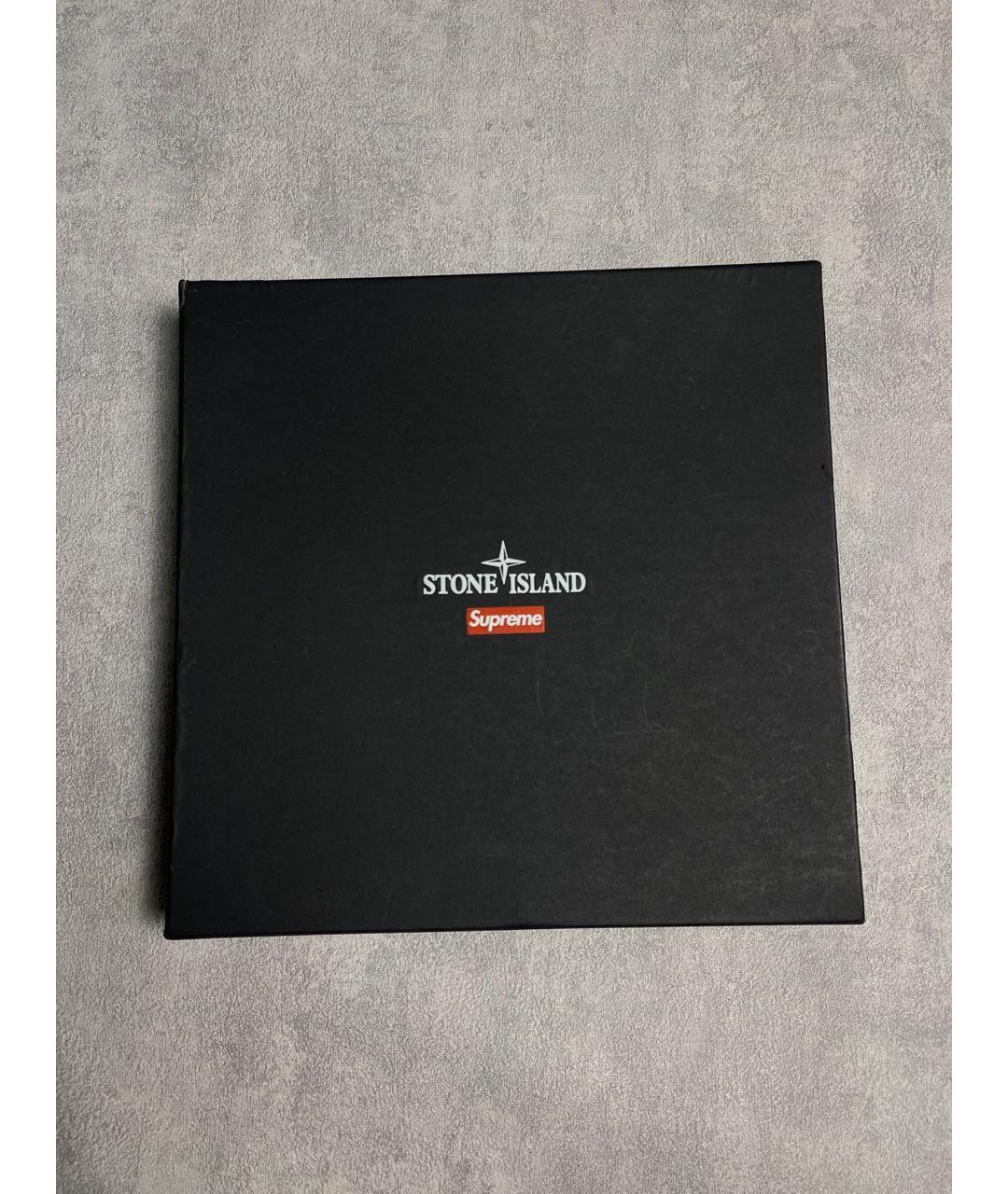 STONE ISLAND Черная хлопковая шапка, фото 6