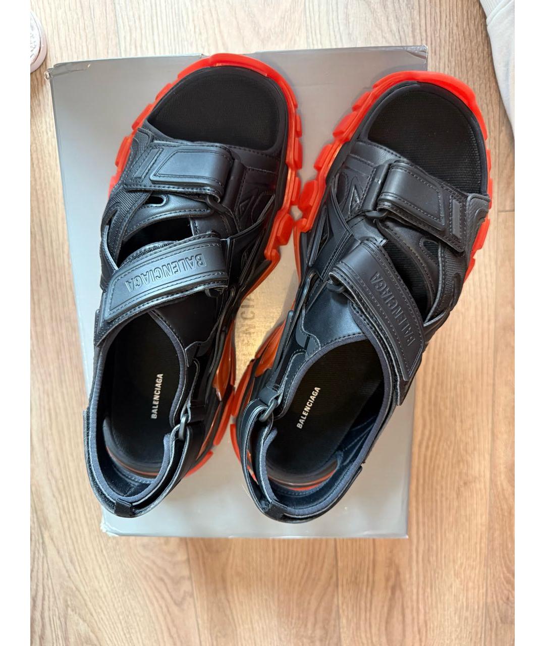 BALENCIAGA Черные сандалии, фото 2