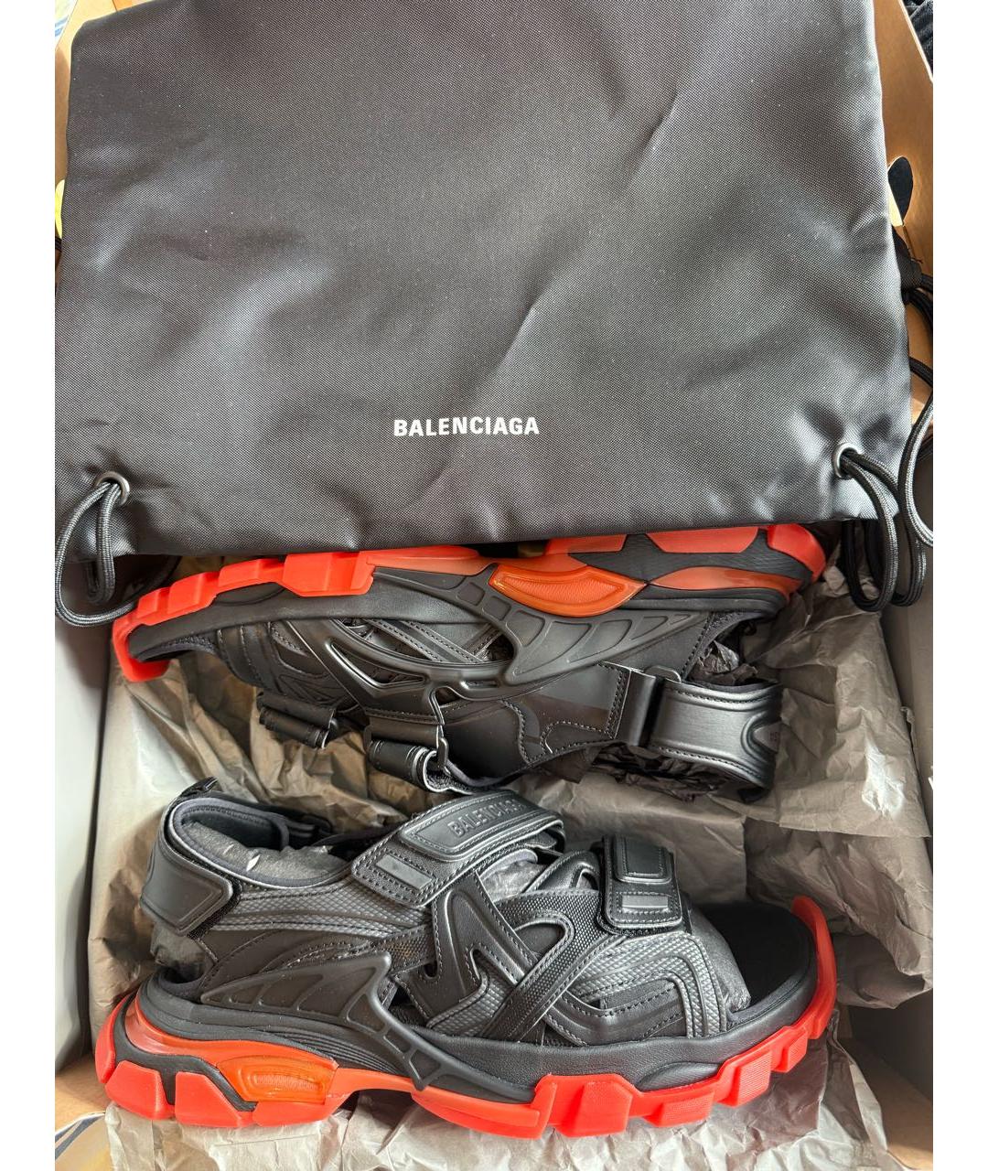 BALENCIAGA Черные сандалии, фото 7