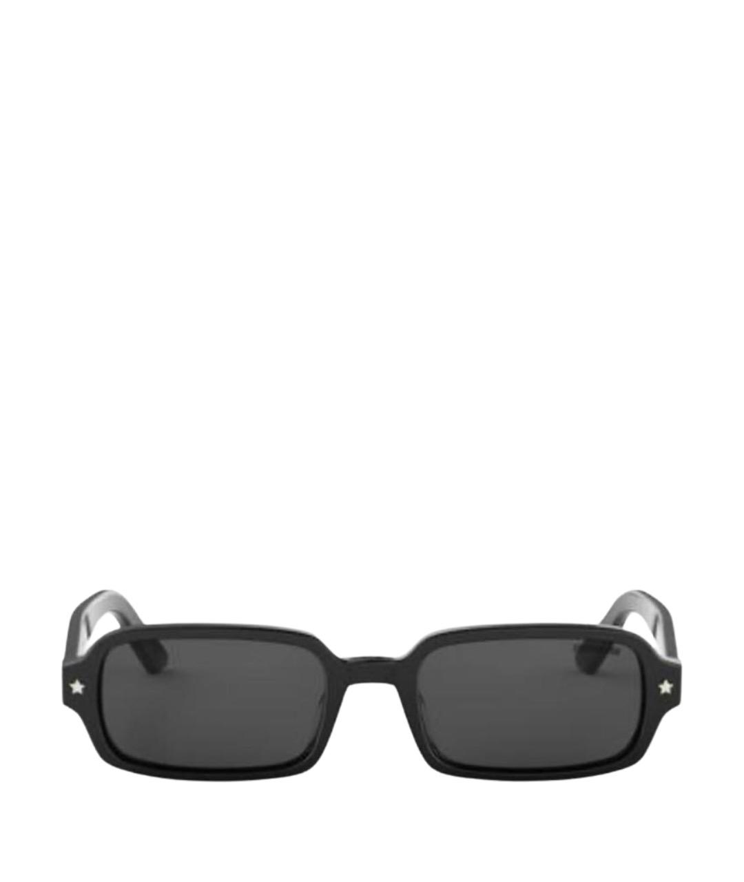 CHRISTIAN DIOR Черные пластиковые солнцезащитные очки, фото 1