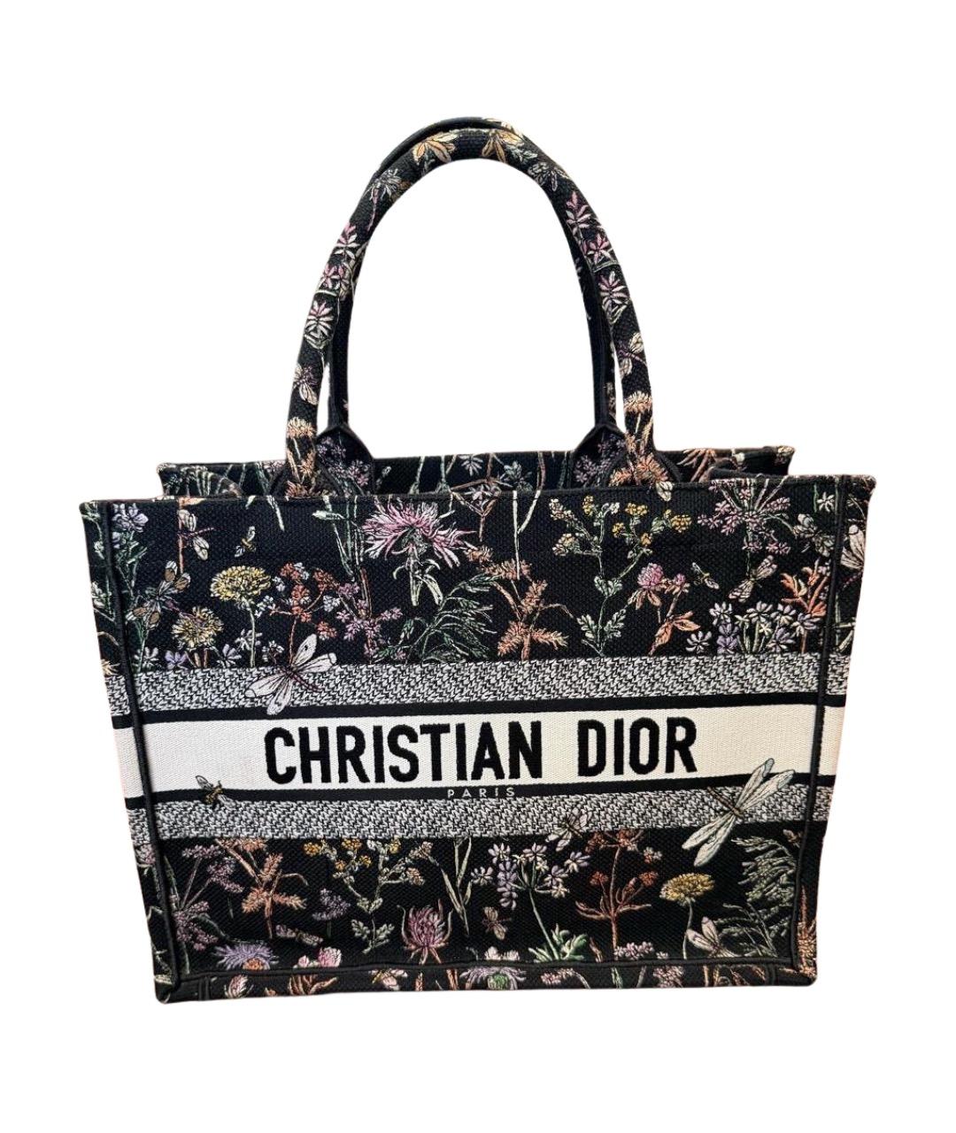 CHRISTIAN DIOR Черная сумка тоут, фото 1