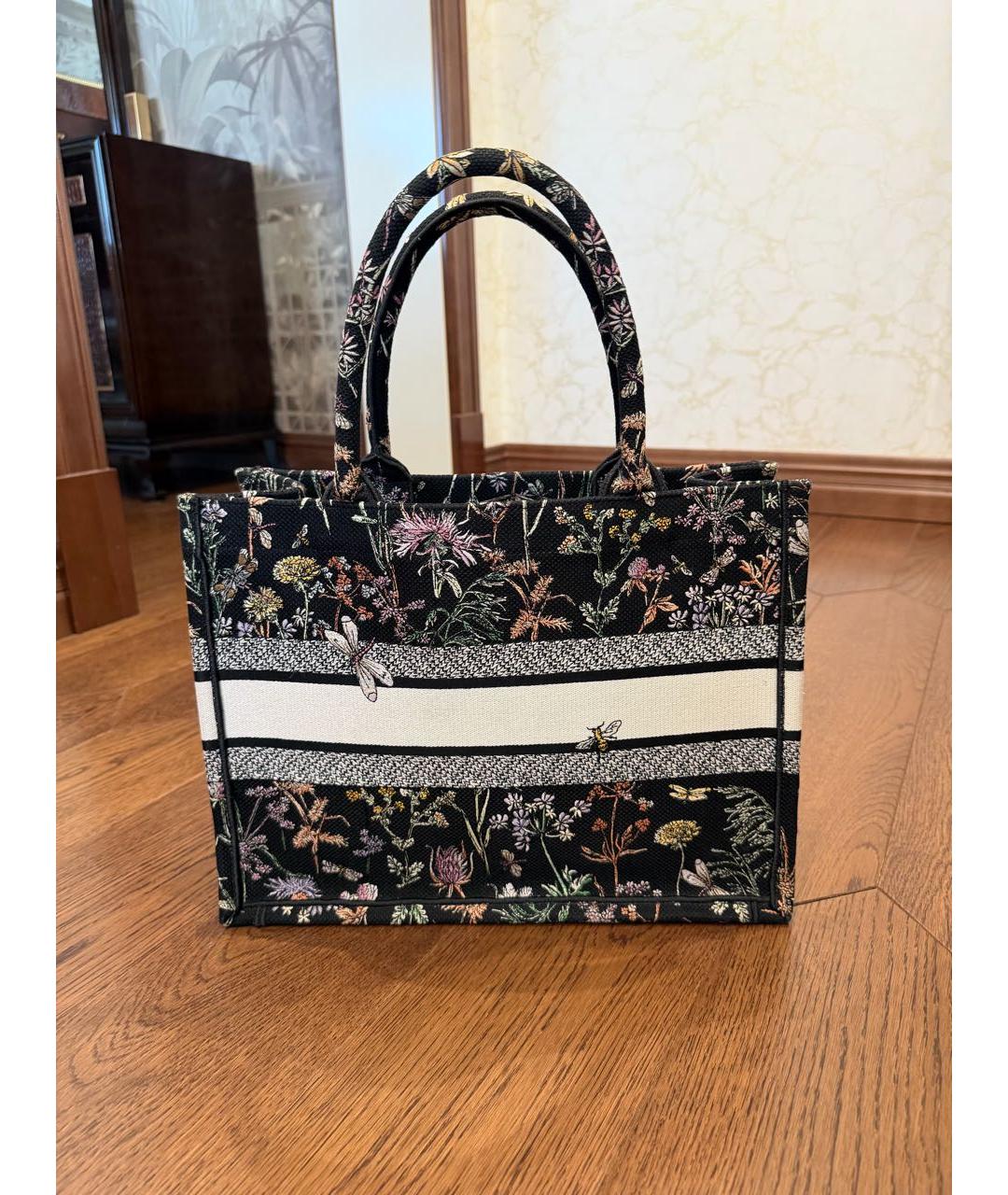 CHRISTIAN DIOR Черная сумка тоут, фото 3