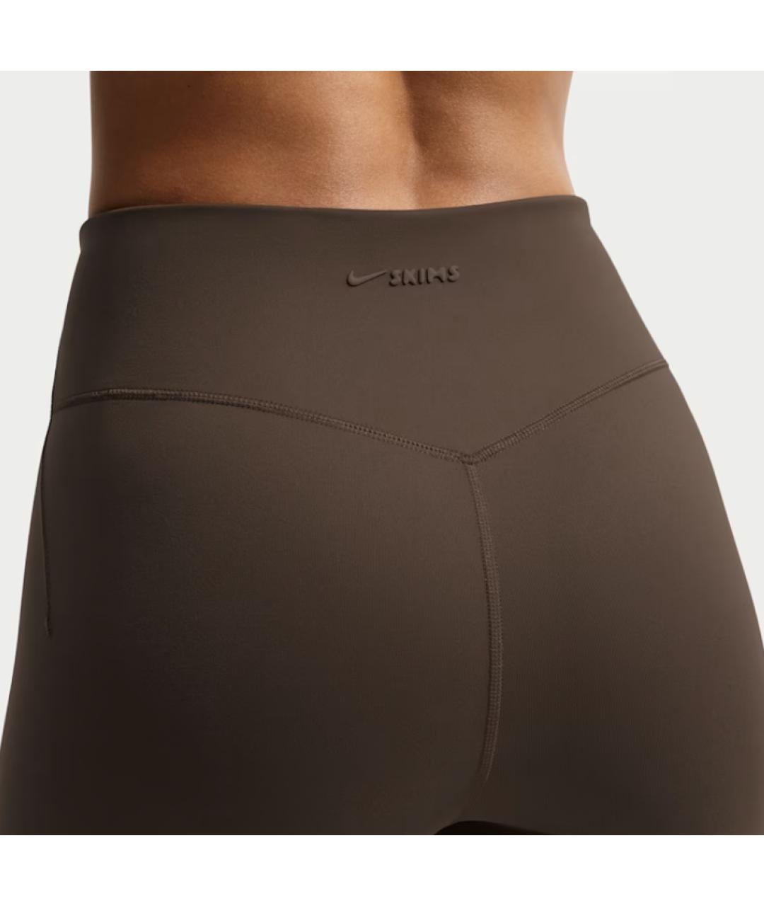 NIKE Коричневые леггинсы и велосипедки, фото 4