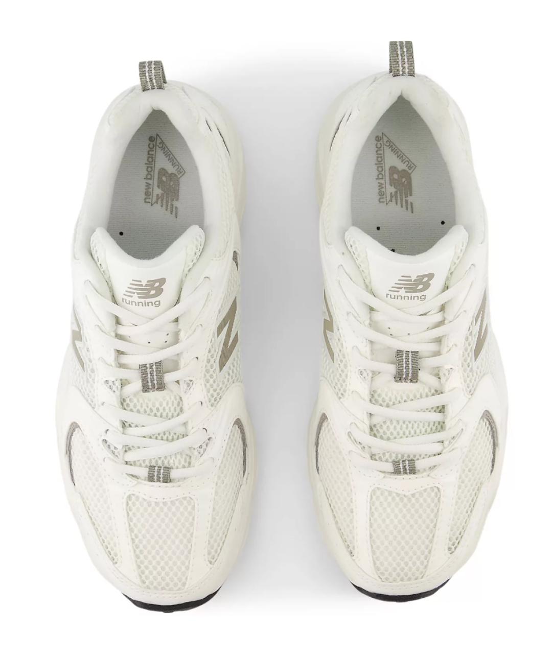 NEW BALANCE Бежевые замшевые низкие кроссовки / кеды, фото 5