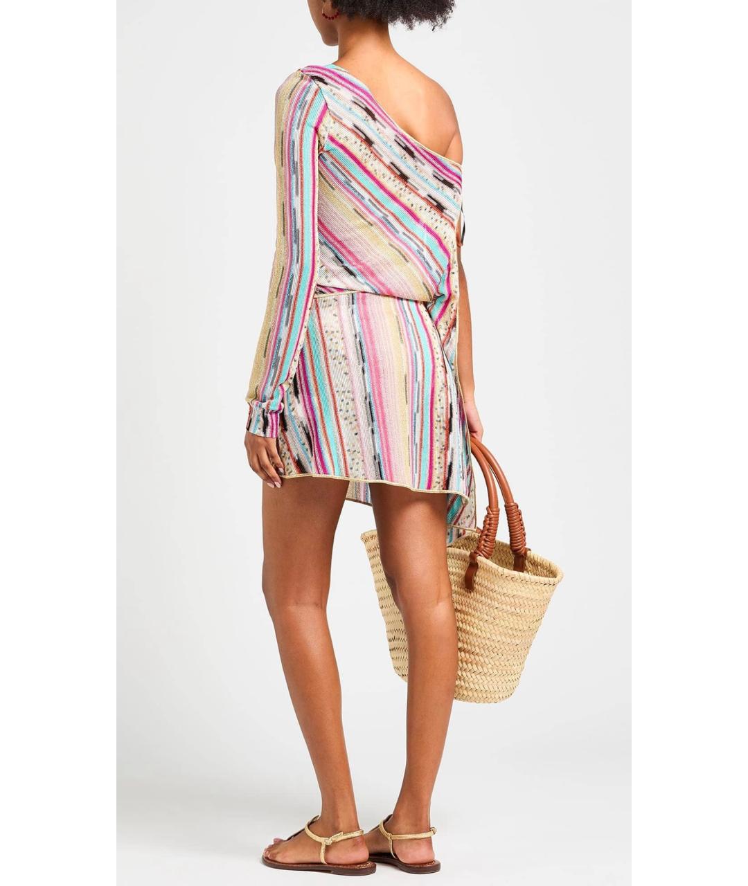 MISSONI Мульти вискозное коктейльное платье, фото 3
