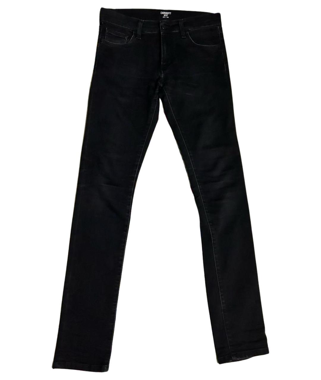 CARHARTT WIP Черные хлопковые джинсы скинни, фото 1