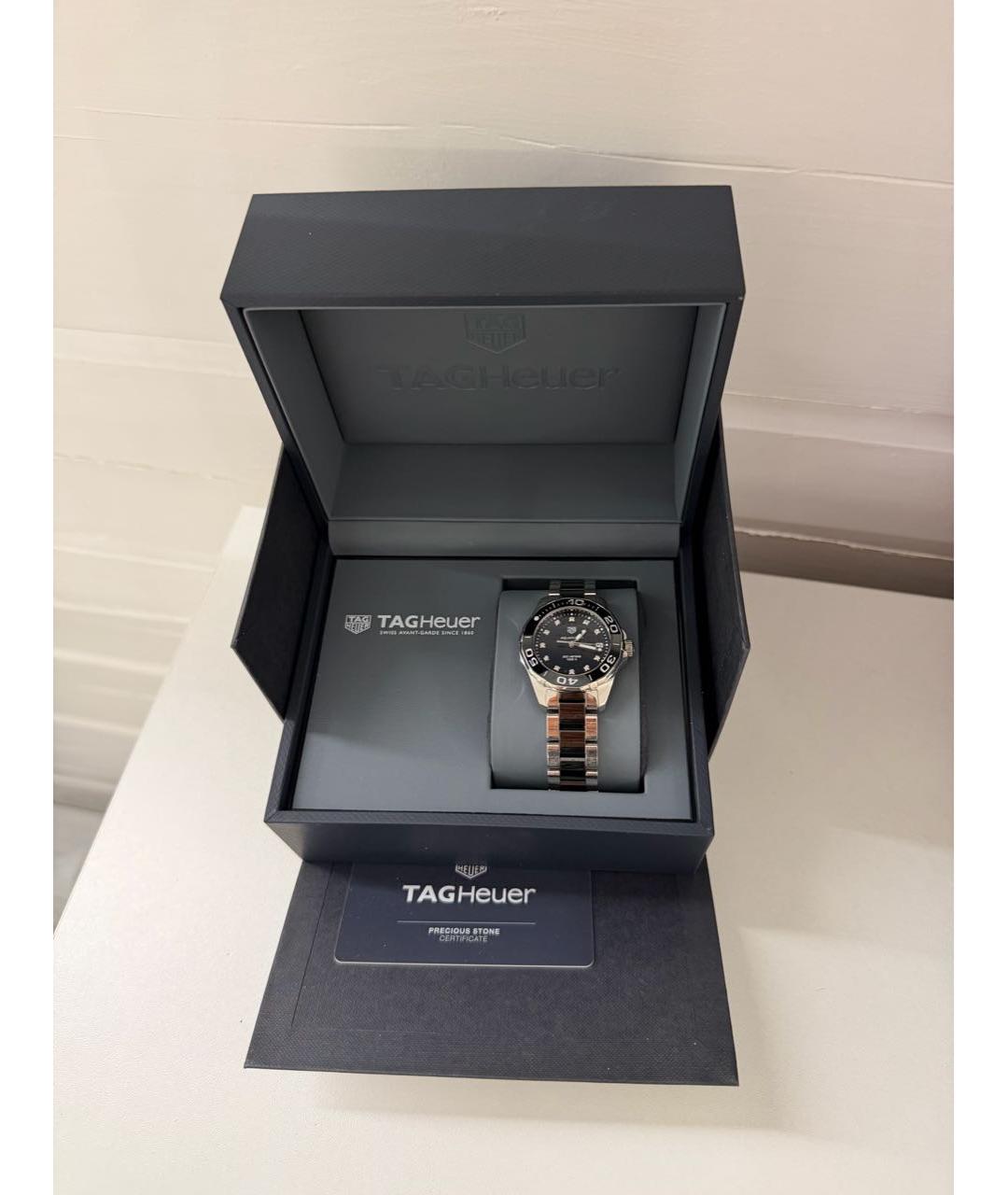 TAG HEUER Черные часы, фото 2