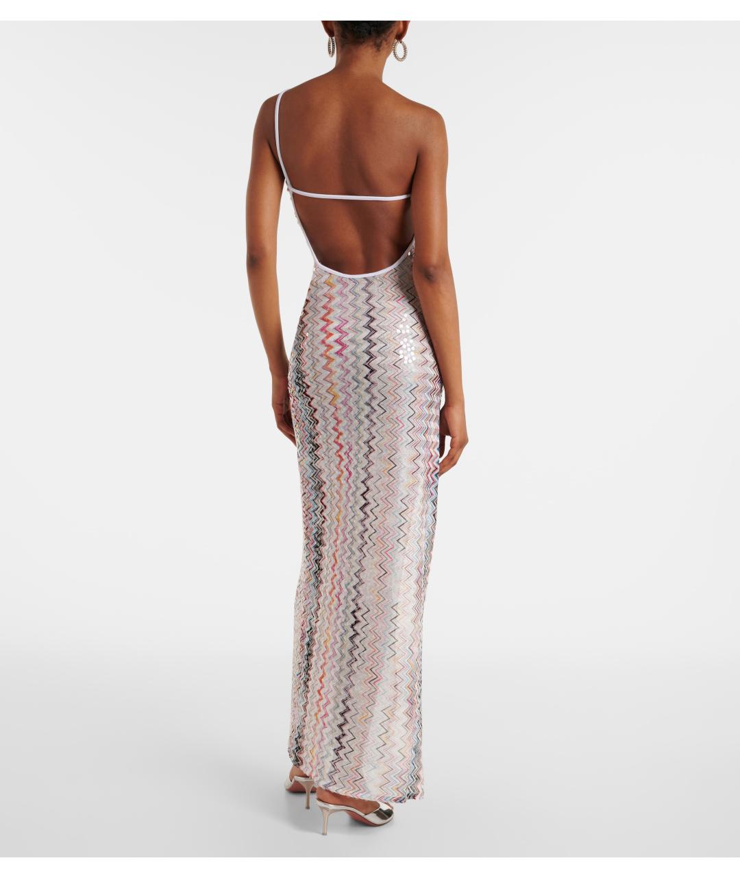 MISSONI Мульти полиэстеровое коктейльное платье, фото 3