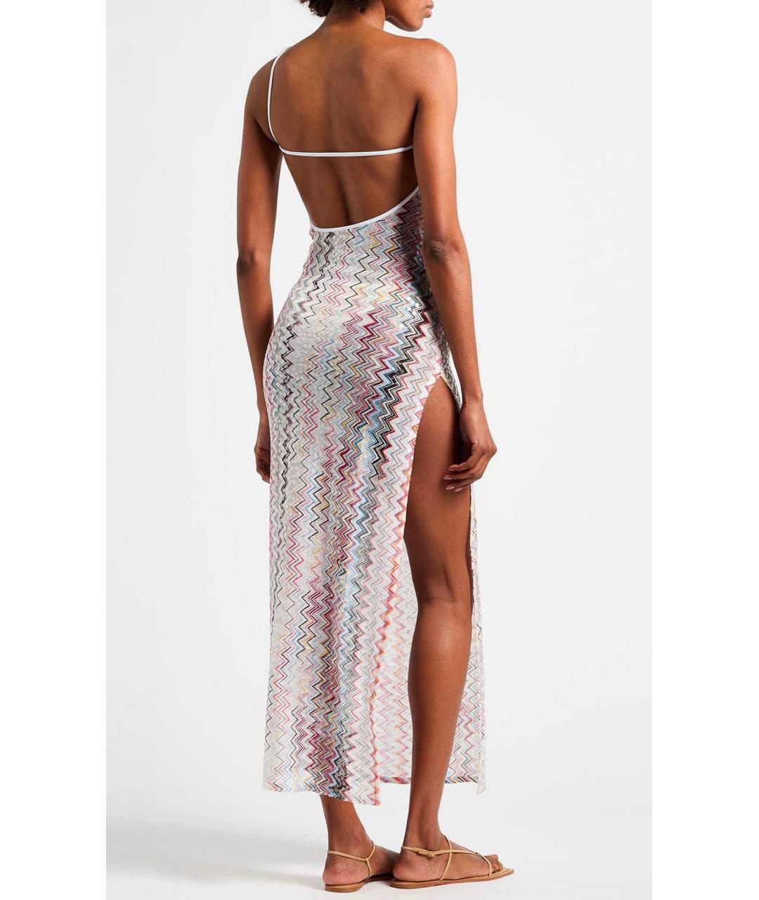 MISSONI Мульти полиэстеровое коктейльное платье, фото 5