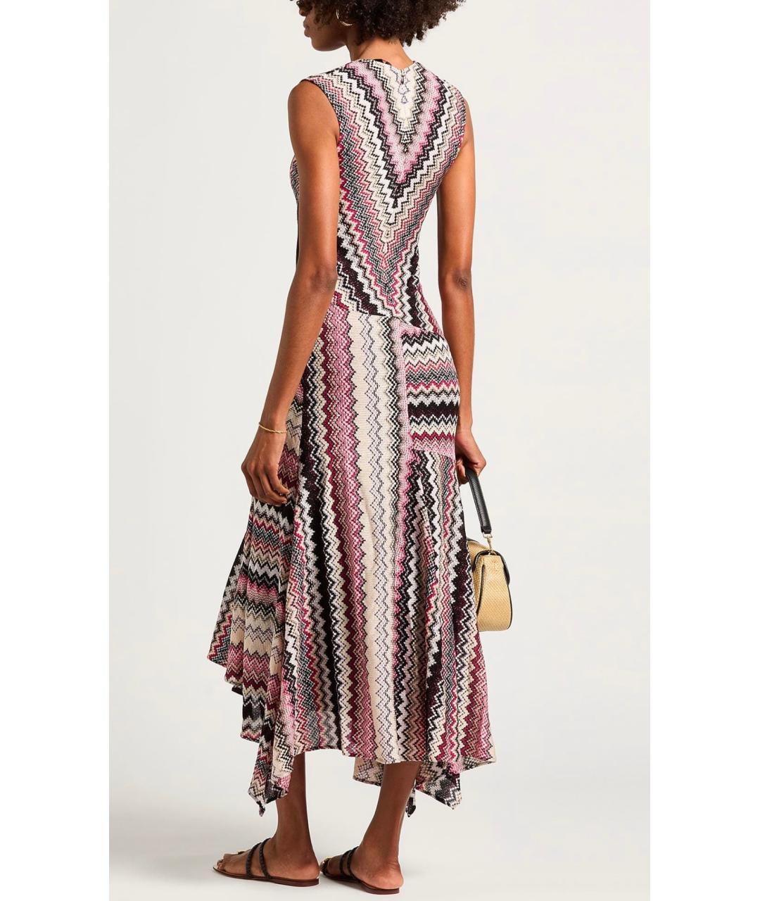 MISSONI Мульти вискозное коктейльное платье, фото 3
