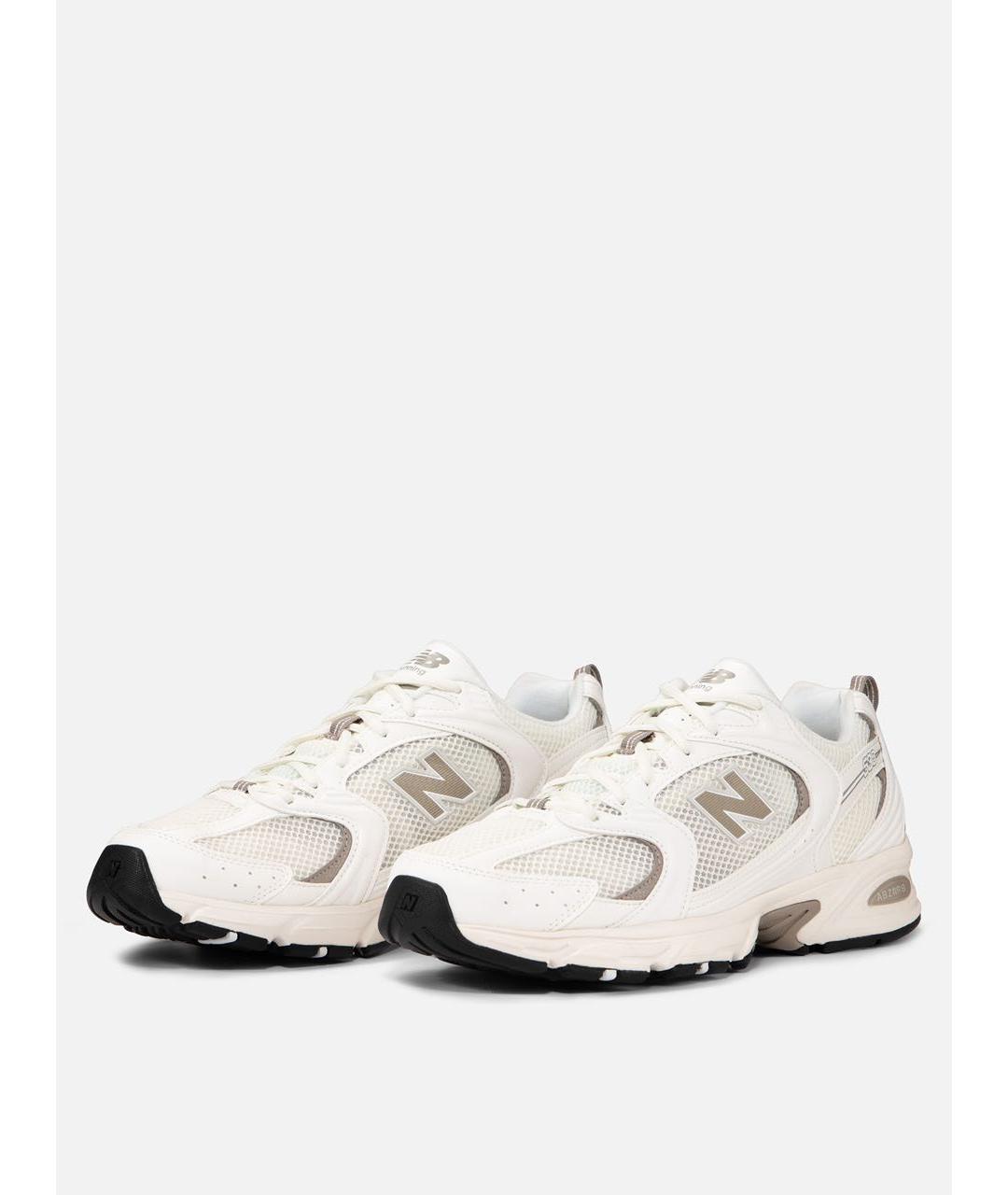 NEW BALANCE Бежевые замшевые низкие кроссовки / кеды, фото 2