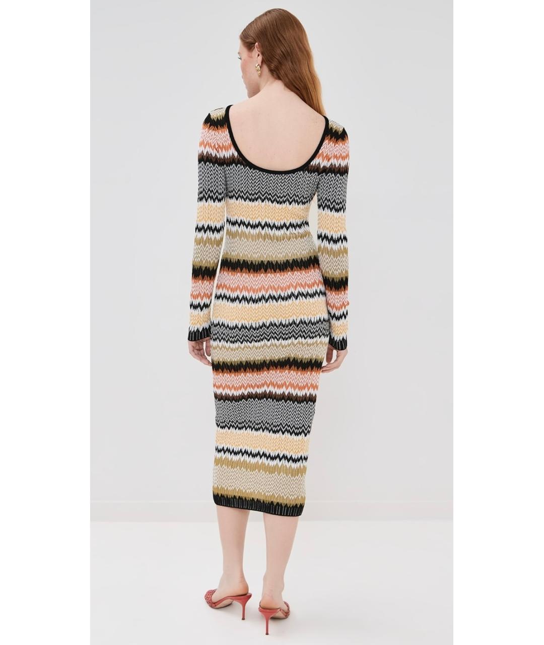 MISSONI Мульти вискозное коктейльное платье, фото 5