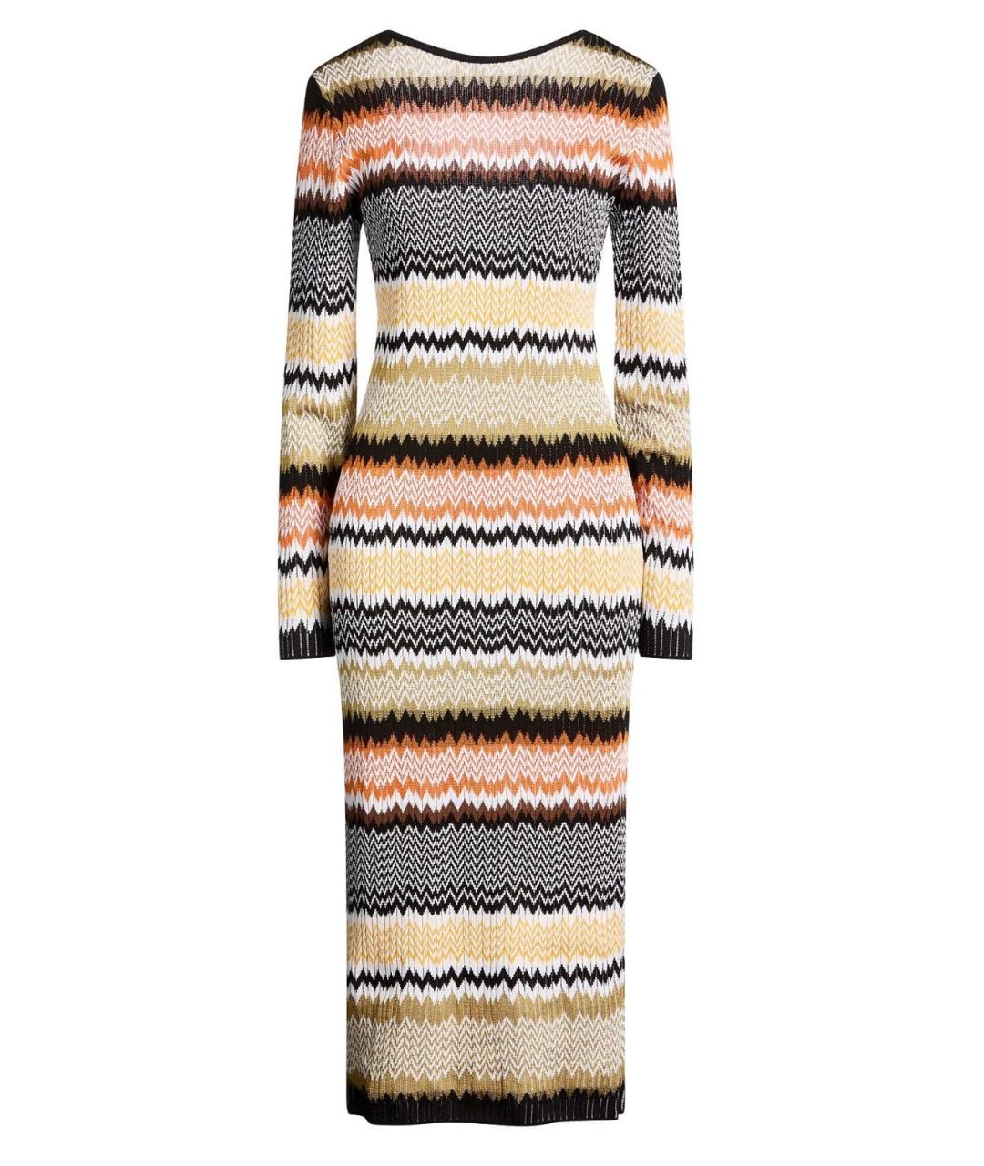 MISSONI Мульти вискозное коктейльное платье, фото 1