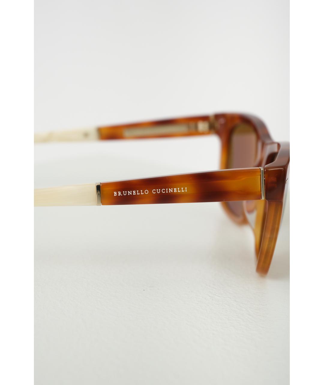BRUNELLO CUCINELLI Мульти пластиковые солнцезащитные очки, фото 4