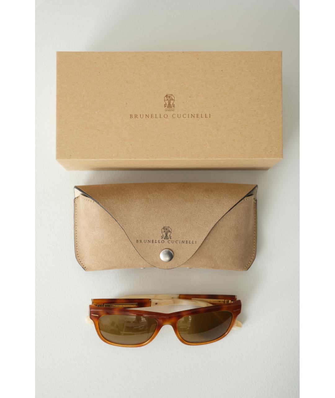BRUNELLO CUCINELLI Мульти пластиковые солнцезащитные очки, фото 6