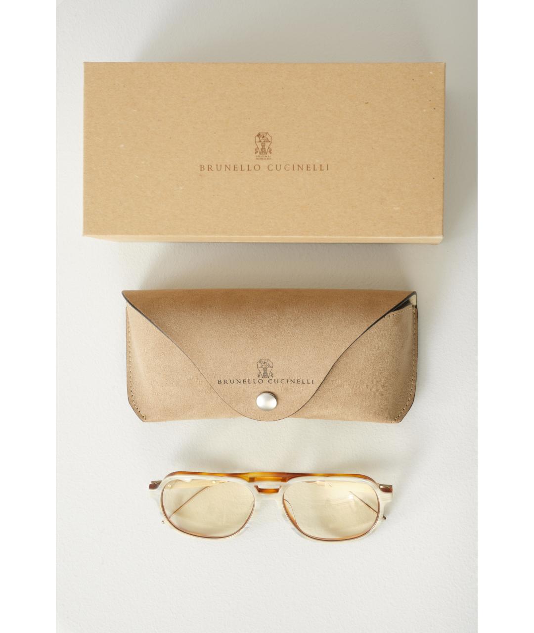 BRUNELLO CUCINELLI Мульти пластиковые солнцезащитные очки, фото 6