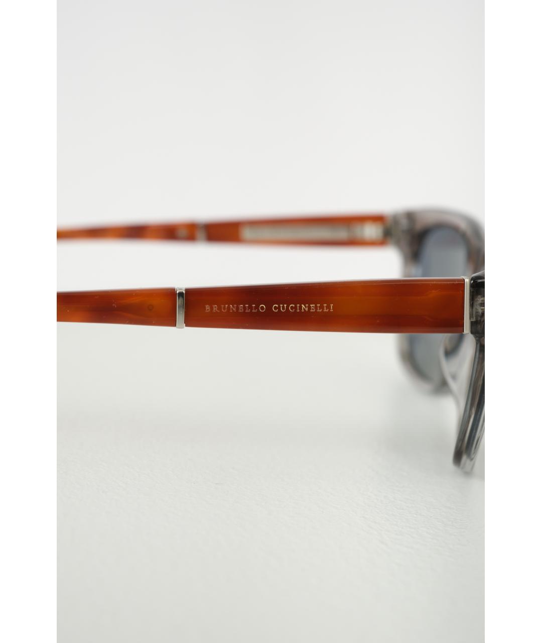 BRUNELLO CUCINELLI Мульти пластиковые солнцезащитные очки, фото 4