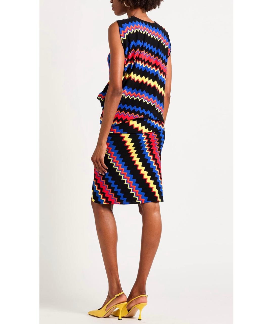 MISSONI Черное вискозное коктейльное платье, фото 3