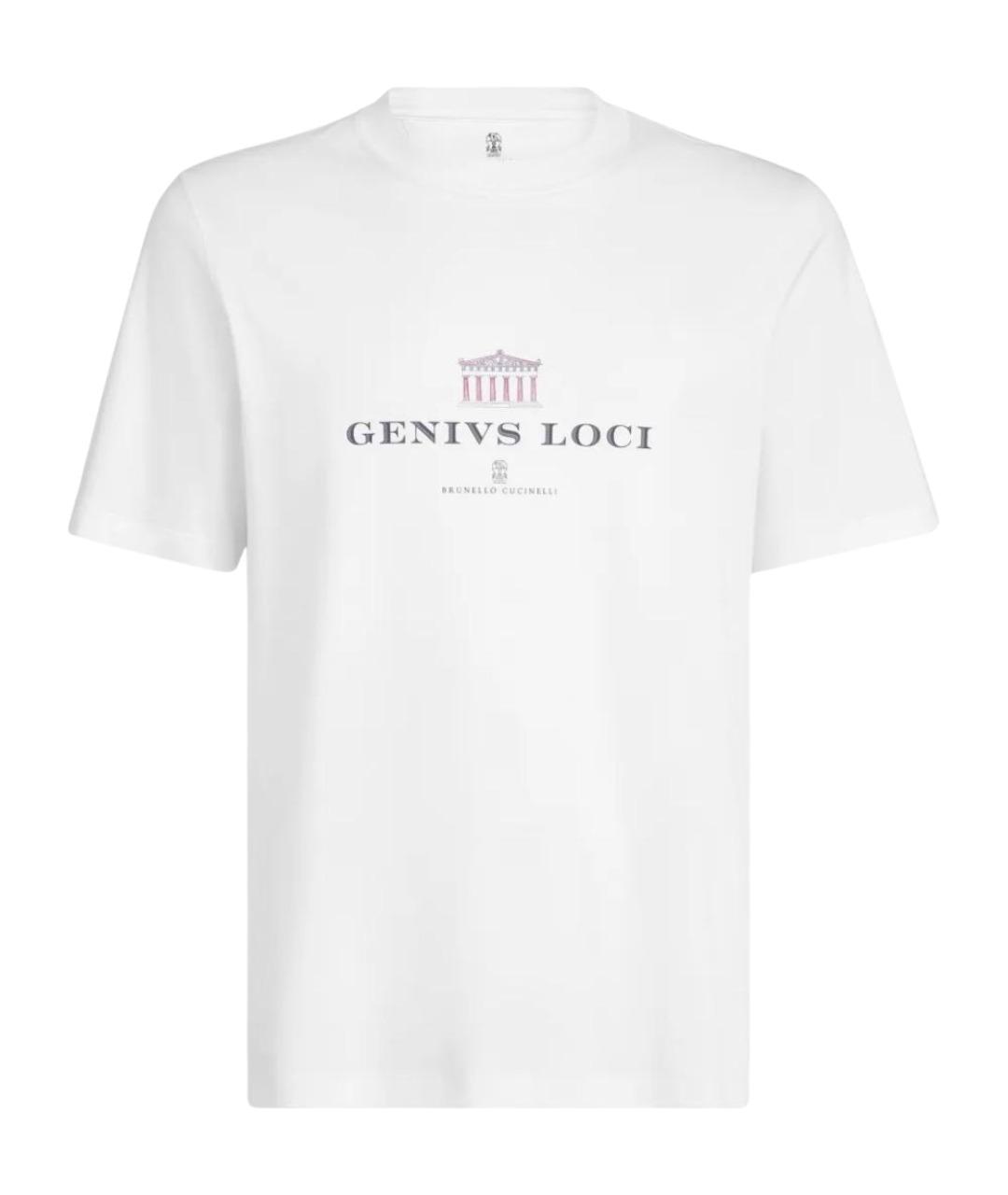 BRUNELLO CUCINELLI Белая футболка, фото 1