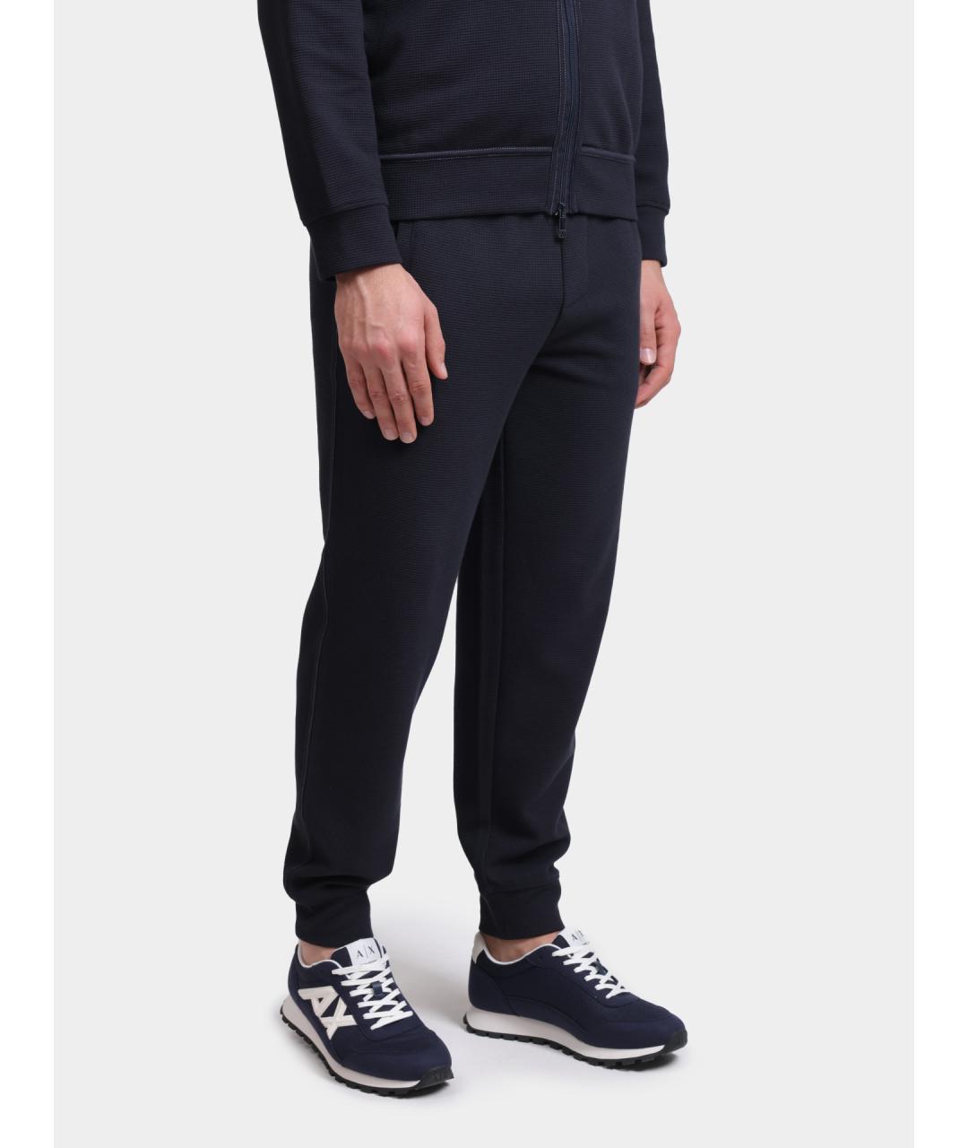 ARMANI EXCHANGE Темно-синие повседневные брюки, фото 3
