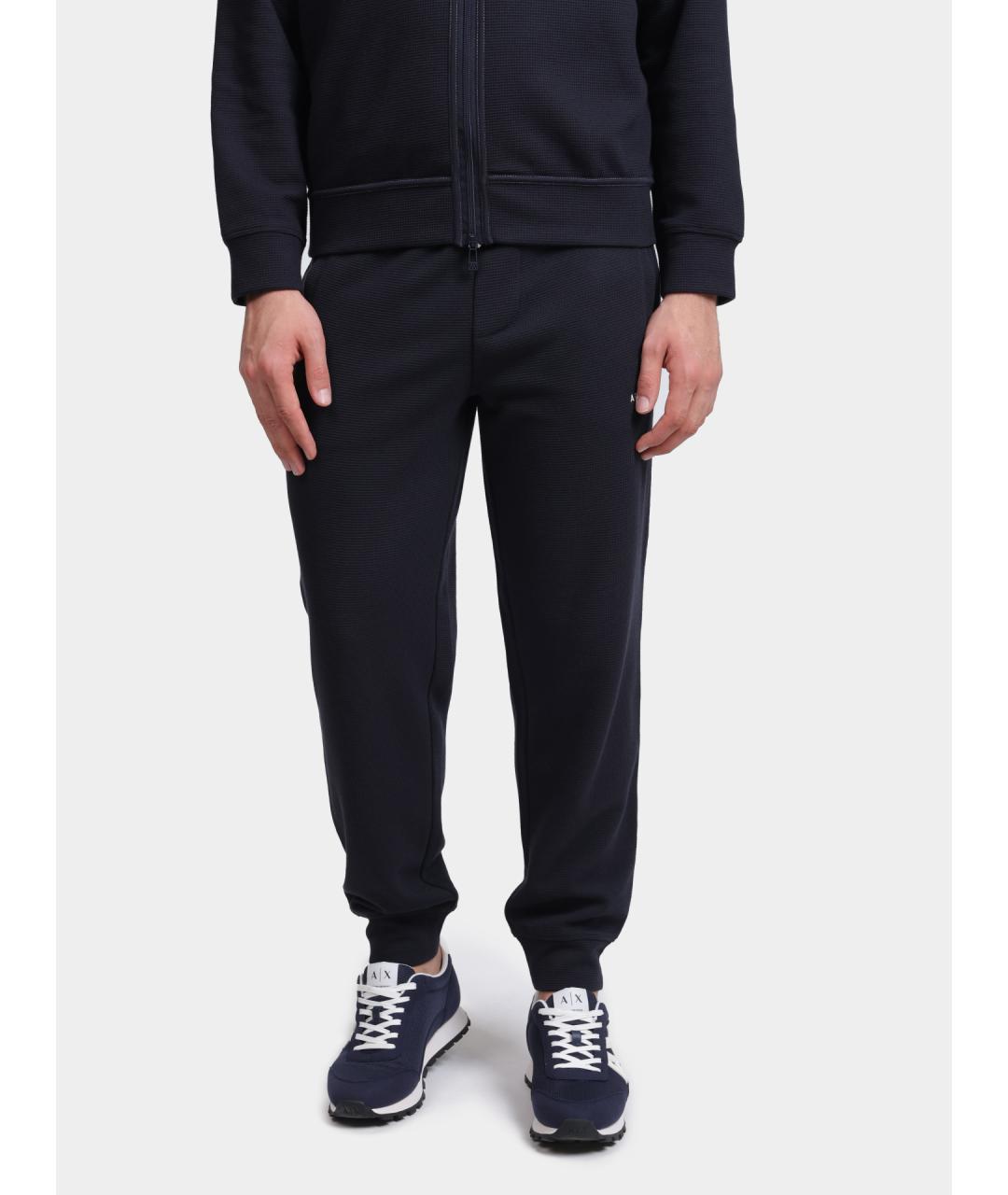 ARMANI EXCHANGE Темно-синие повседневные брюки, фото 6