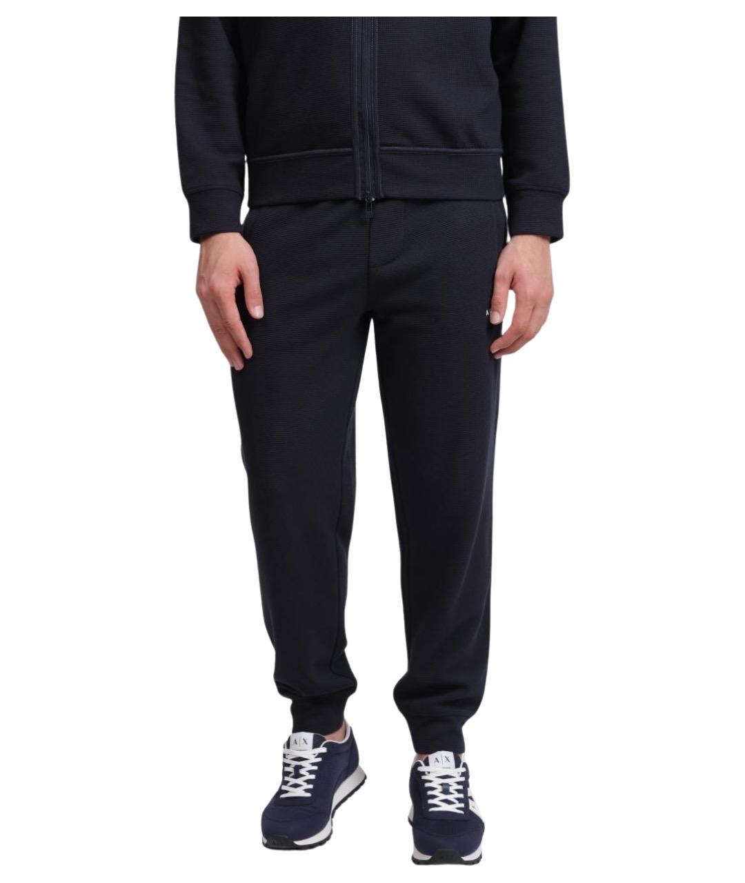 ARMANI EXCHANGE Темно-синие повседневные брюки, фото 1