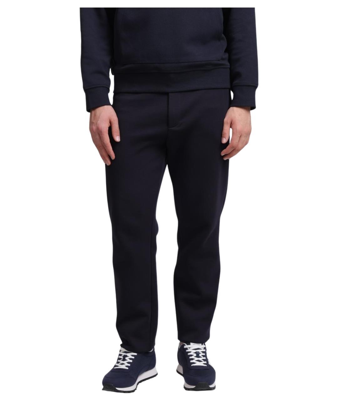 ARMANI EXCHANGE Темно-синие повседневные брюки, фото 1