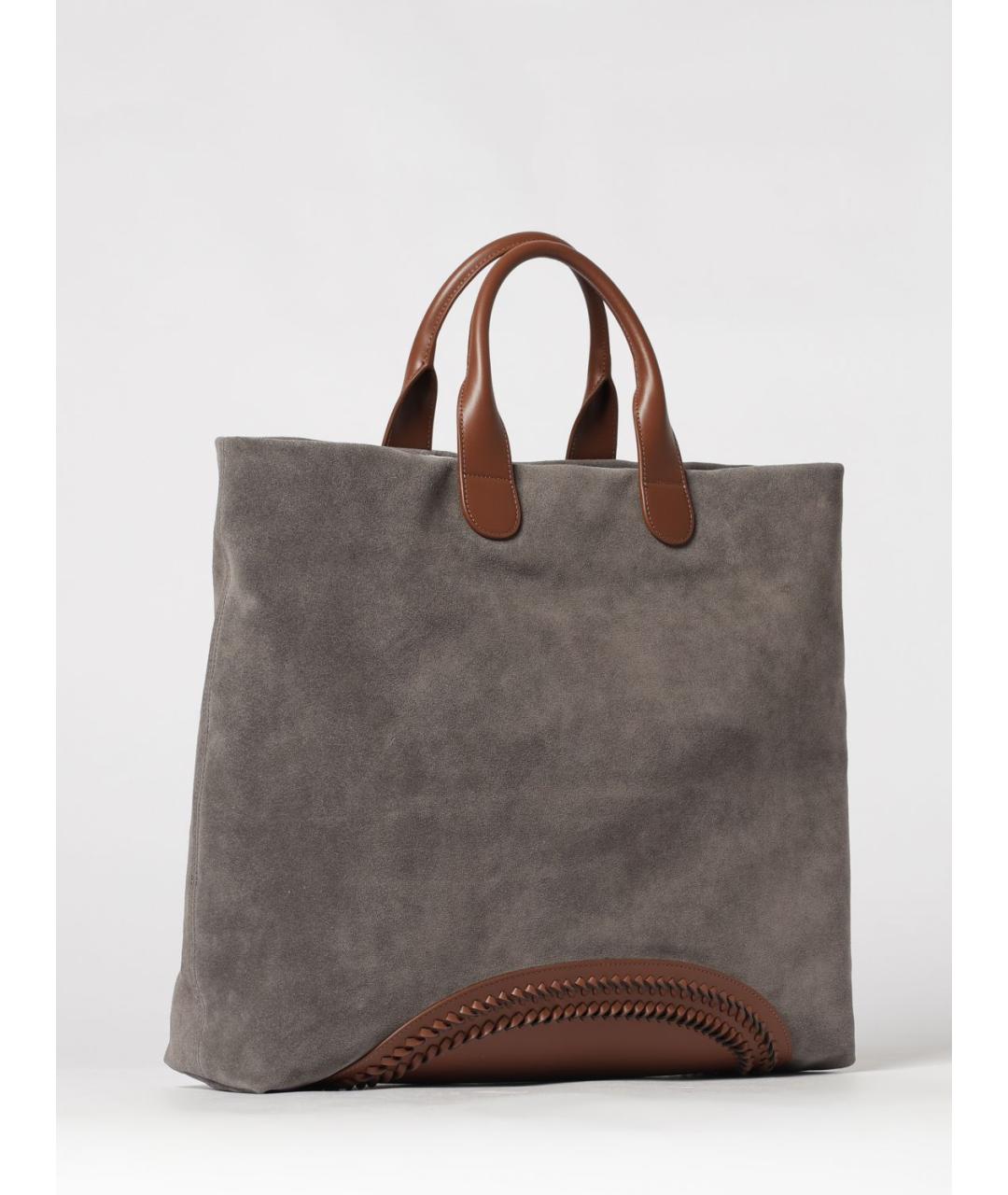 EMPORIO ARMANI Серая сумка тоут, фото 2