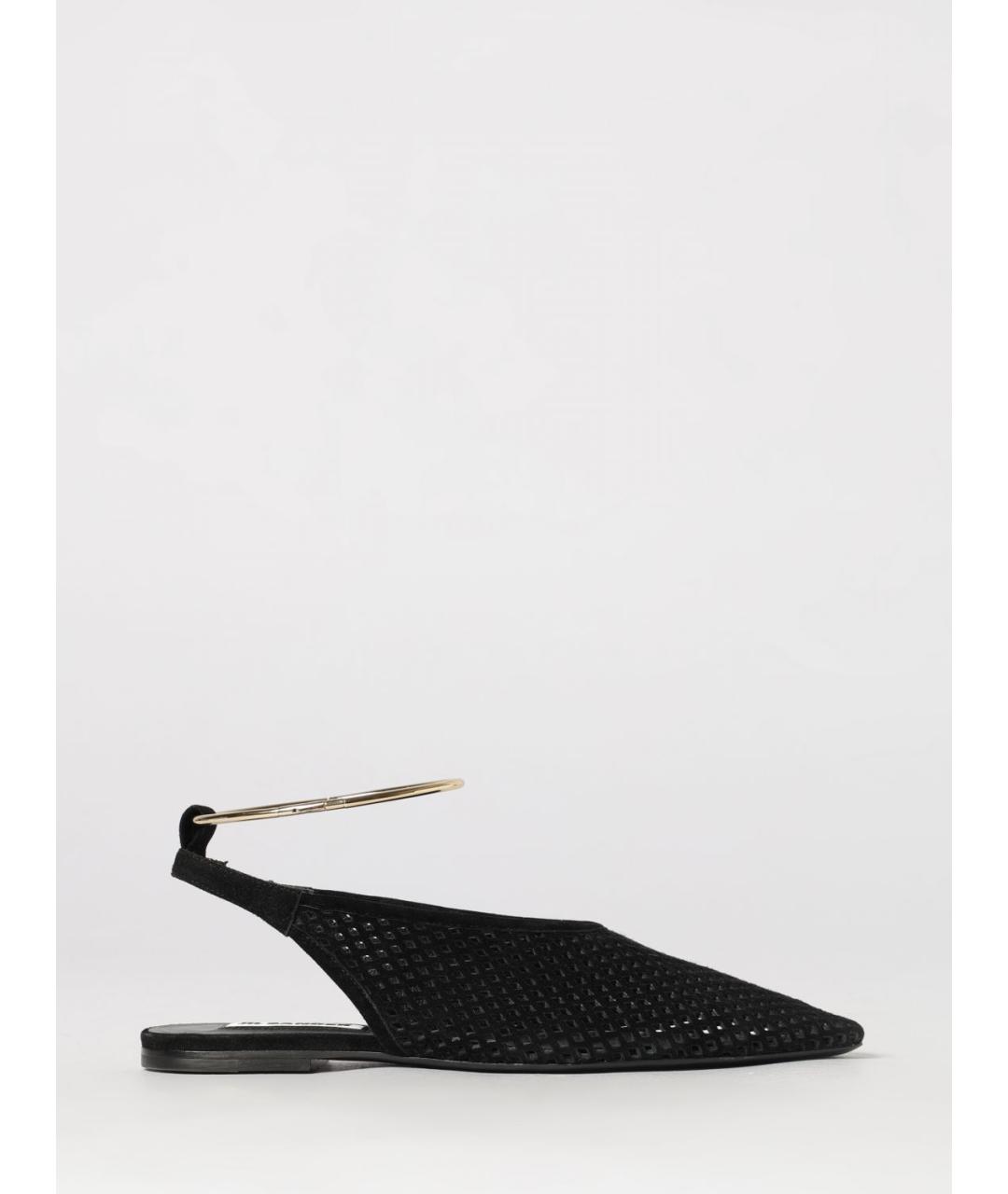 JIL SANDER Черные балетки, фото 5