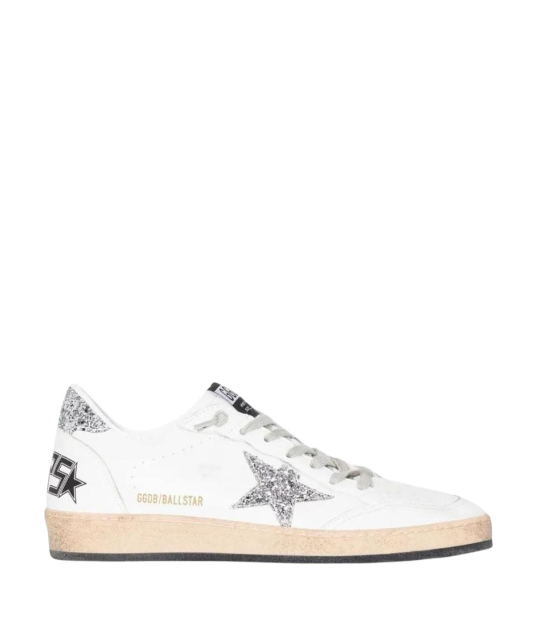 GOLDEN GOOSE DELUXE BRAND Белые кожаные кеды, фото 1