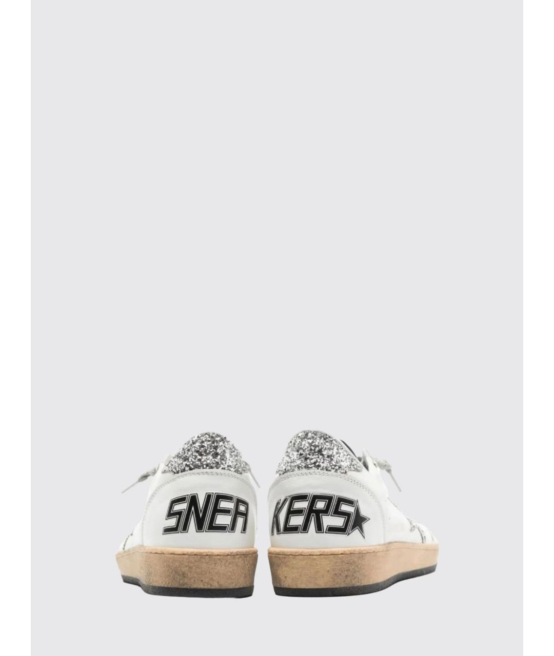 GOLDEN GOOSE DELUXE BRAND Белые кожаные кеды, фото 3