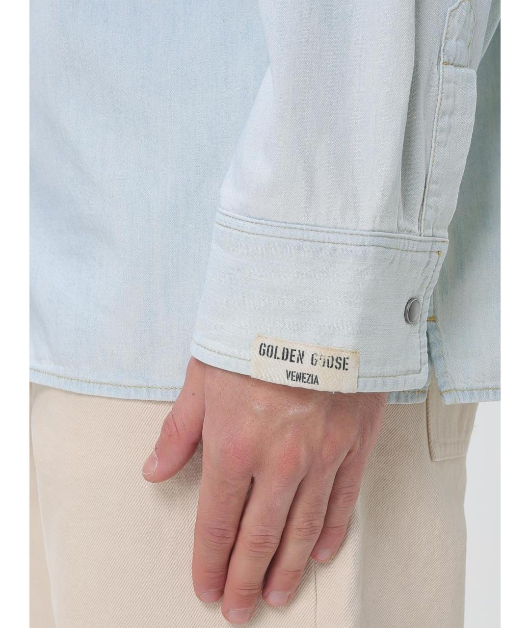 GOLDEN GOOSE DELUXE BRAND Хлопковая кэжуал рубашка, фото 3