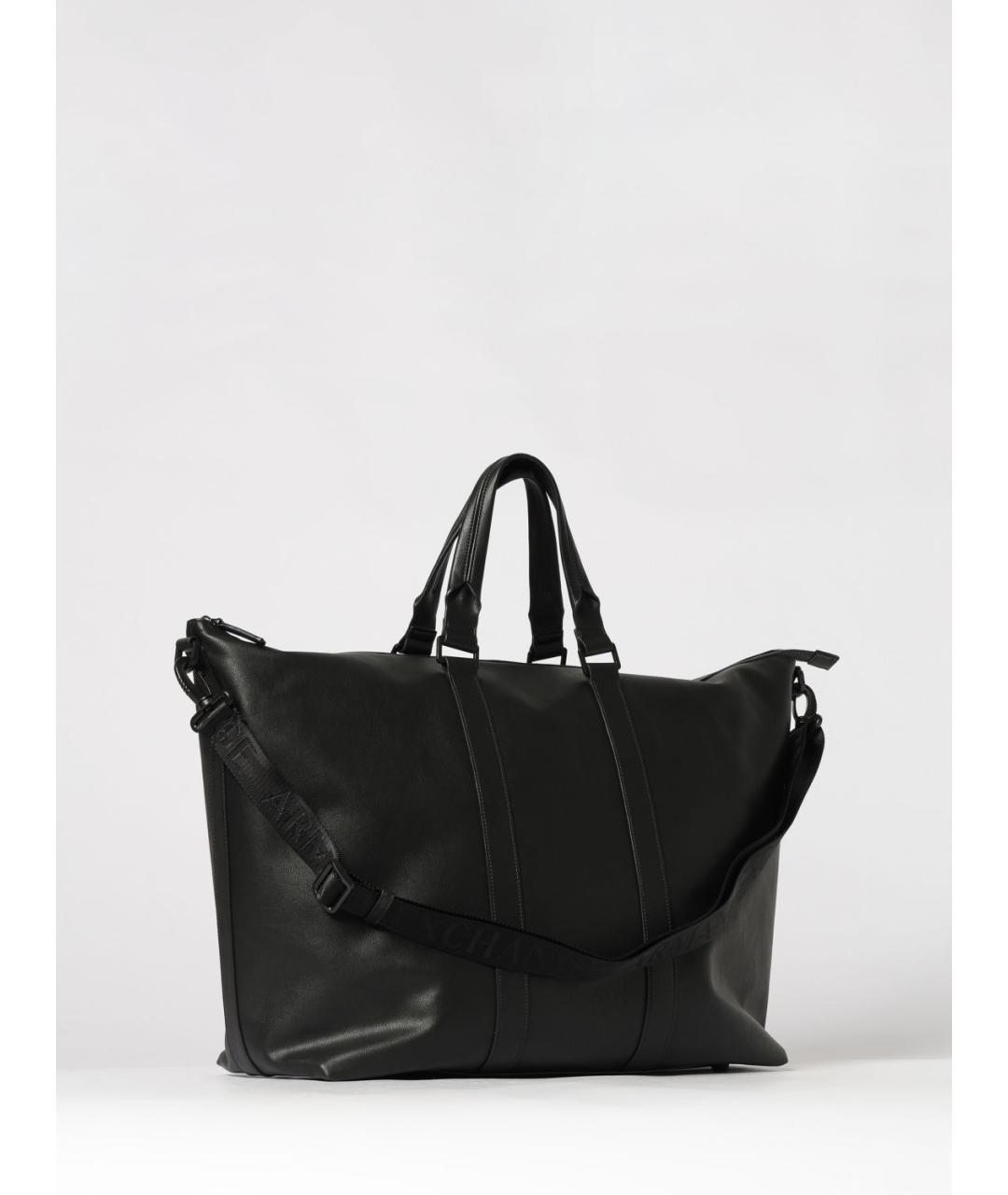 ARMANI EXCHANGE Черная сумка тоут, фото 2