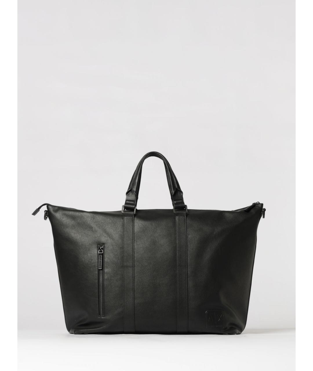ARMANI EXCHANGE Черная сумка тоут, фото 4