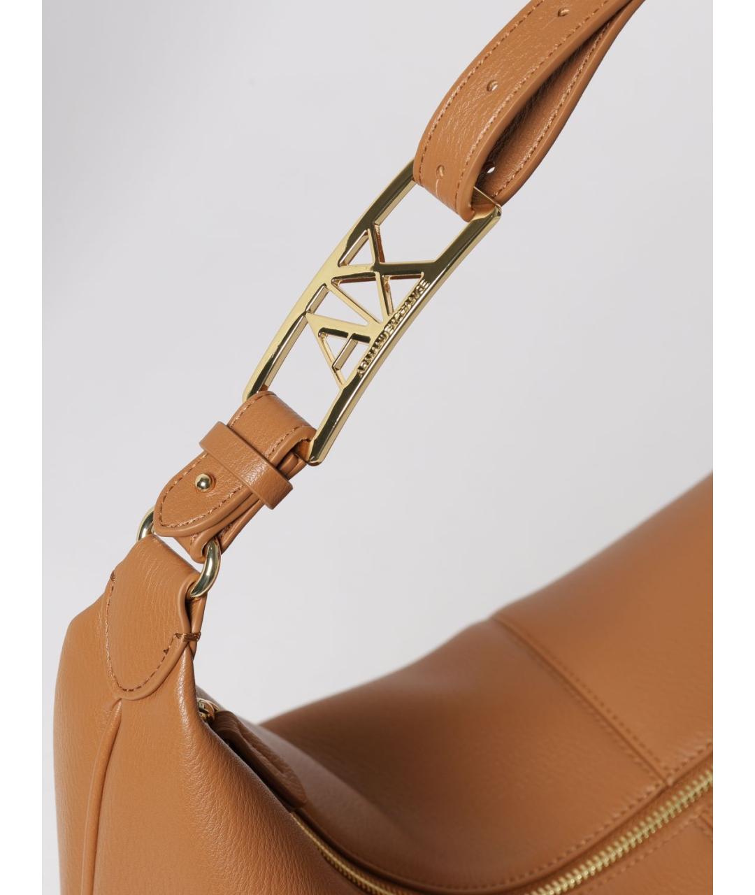 ARMANI EXCHANGE Коричневая сумка через плечо, фото 3