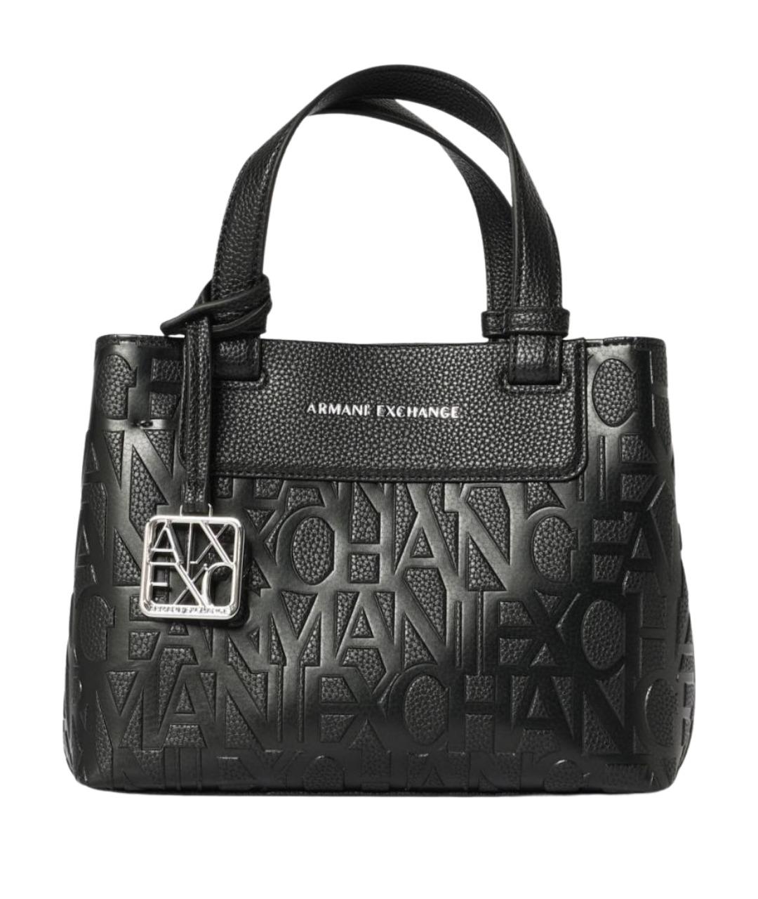 ARMANI EXCHANGE Черная сумка тоут, фото 1