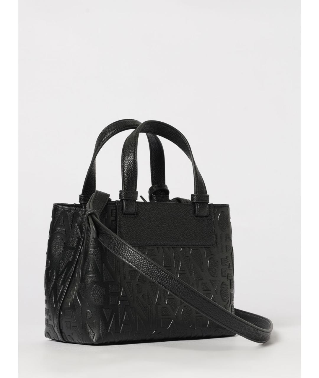 ARMANI EXCHANGE Черная сумка тоут, фото 2