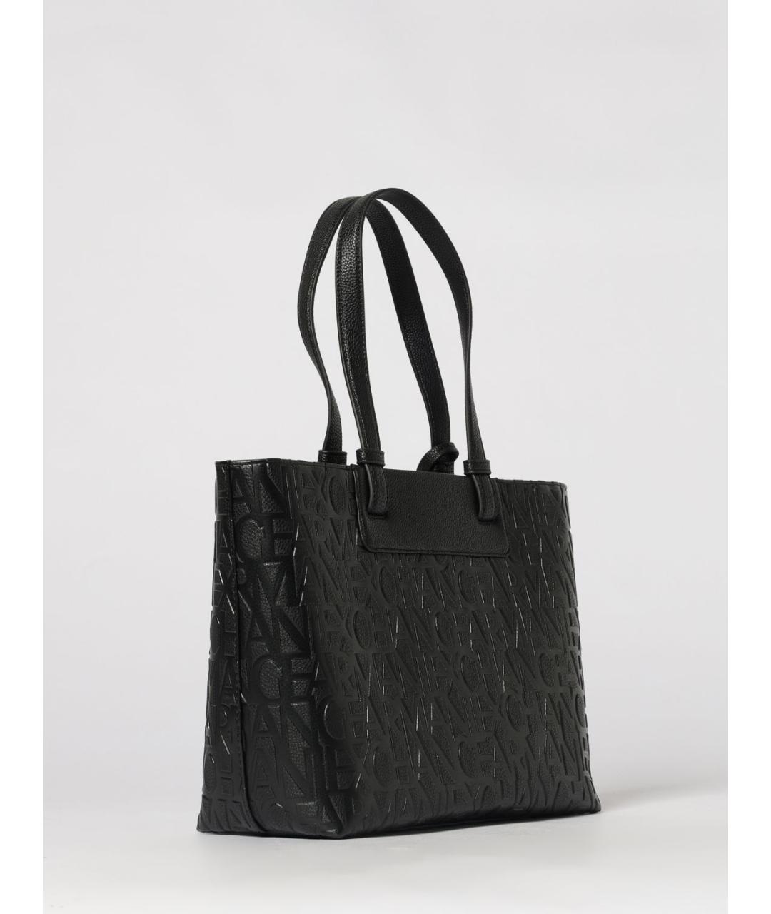 ARMANI EXCHANGE Черная сумка тоут, фото 2