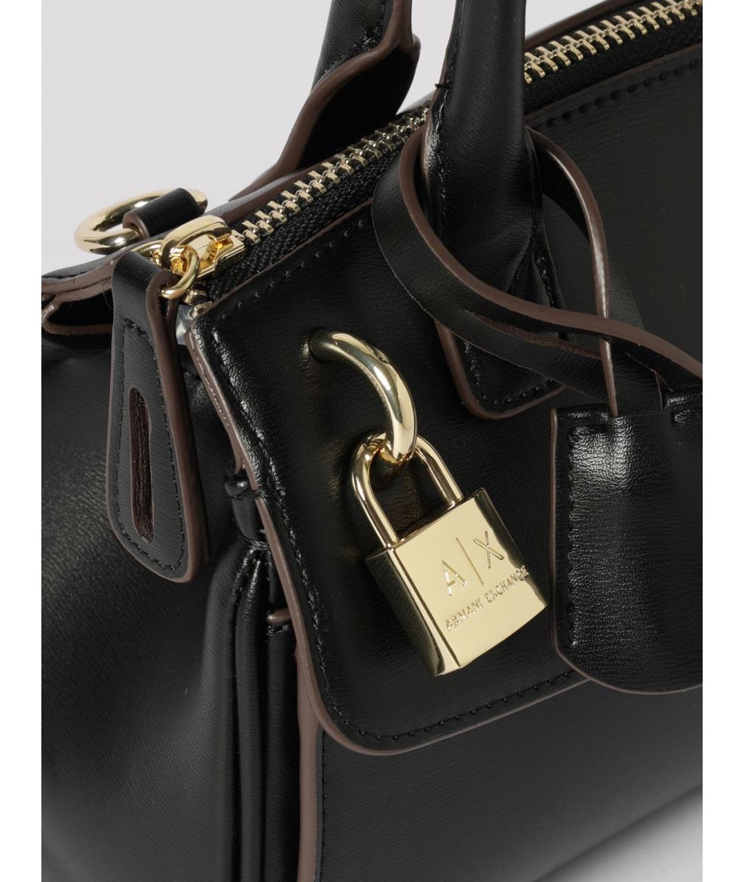 ARMANI EXCHANGE Черная сумка через плечо, фото 3