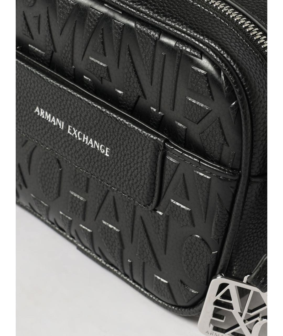 ARMANI EXCHANGE Черная сумка через плечо, фото 3