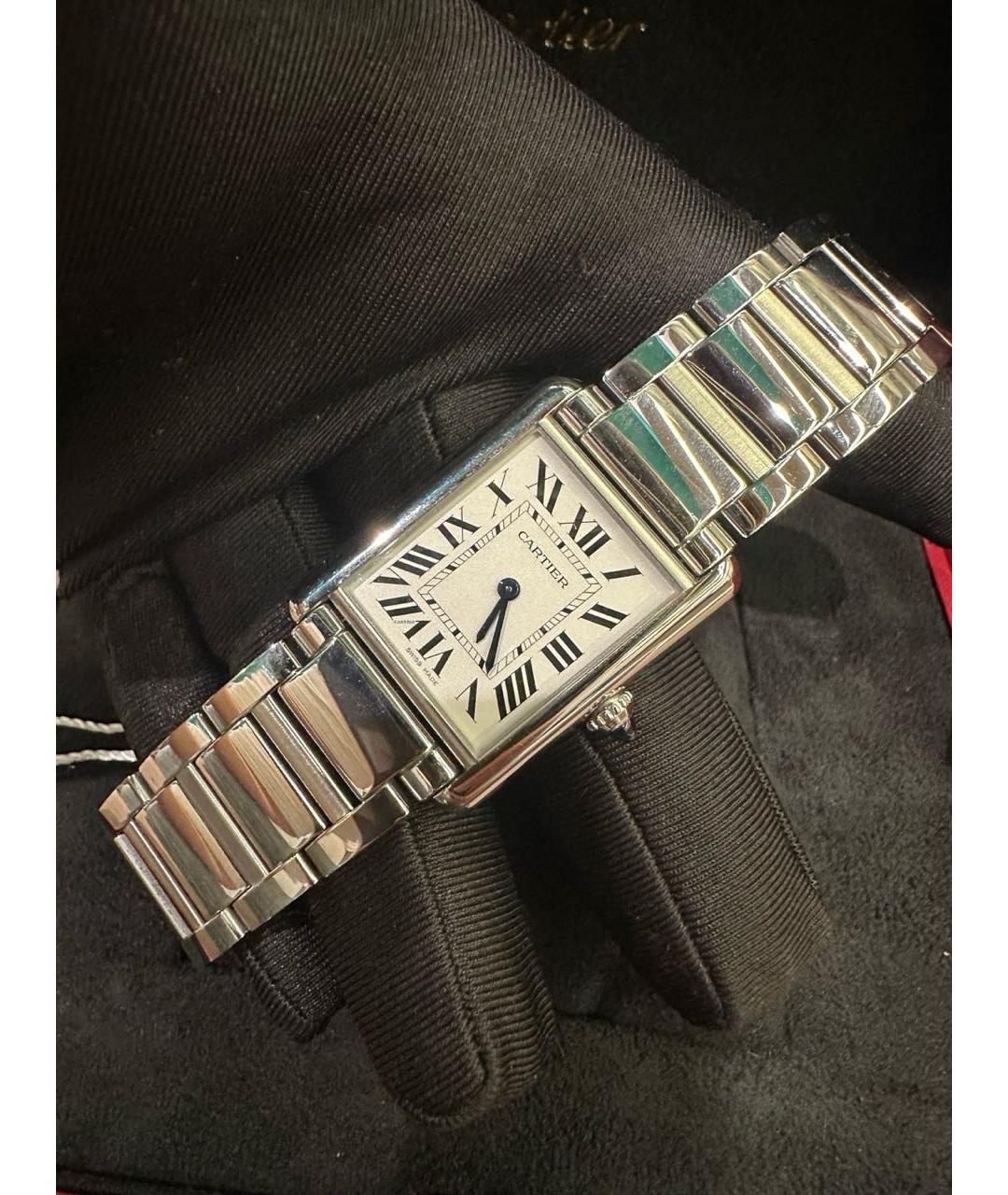 CARTIER Серебряные часы, фото 7
