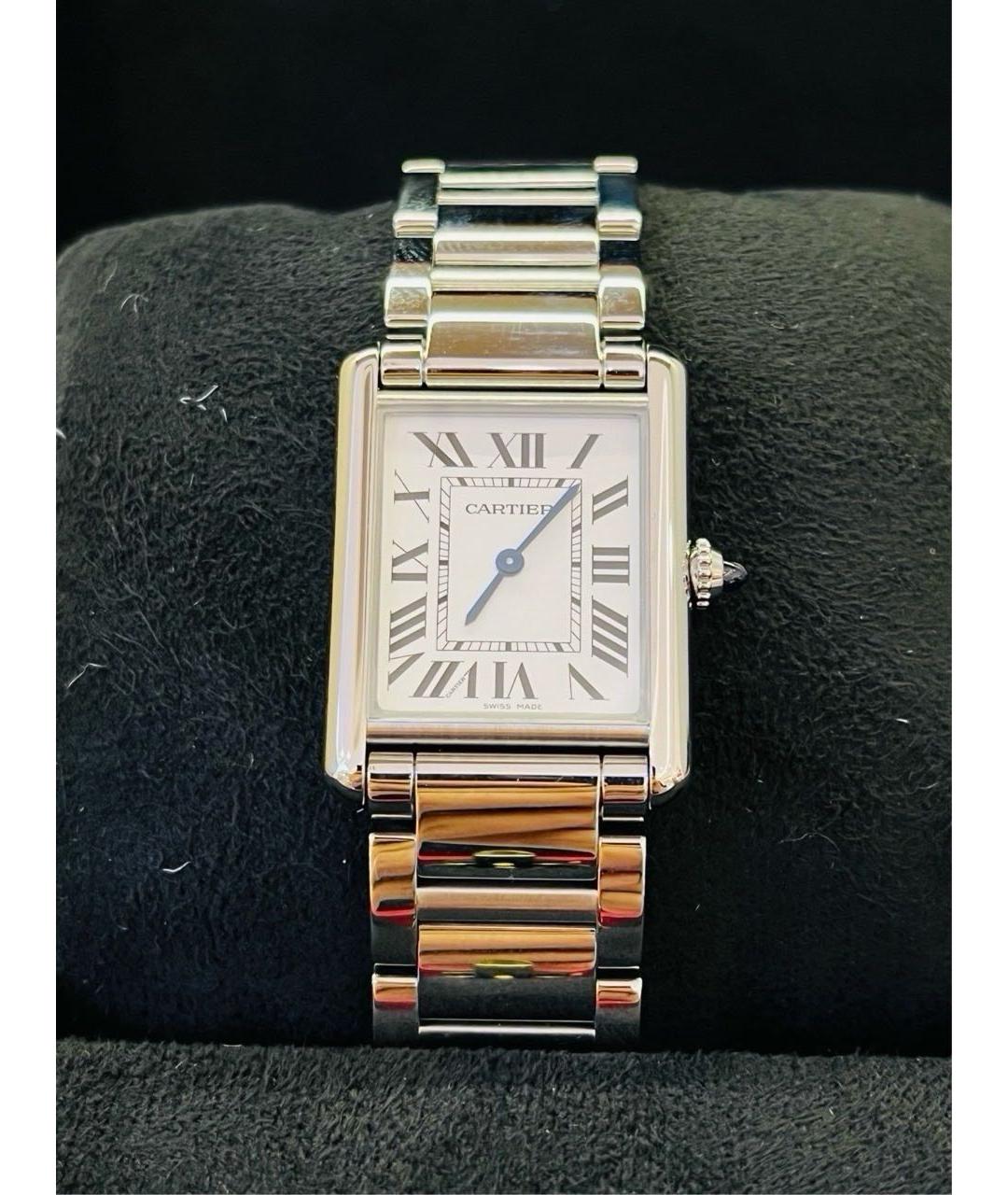 CARTIER Серебряные часы, фото 8