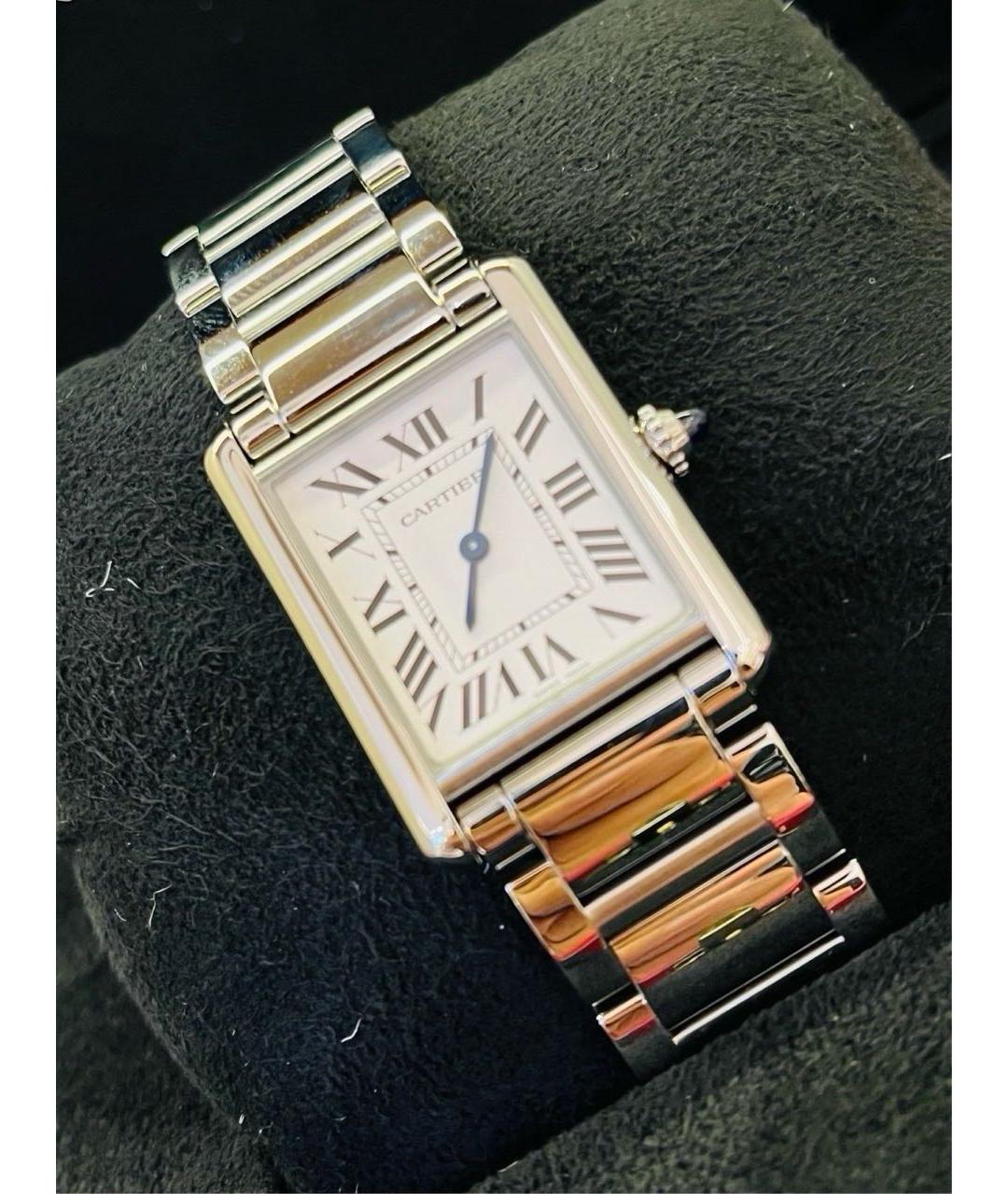 CARTIER Серебряные часы, фото 3