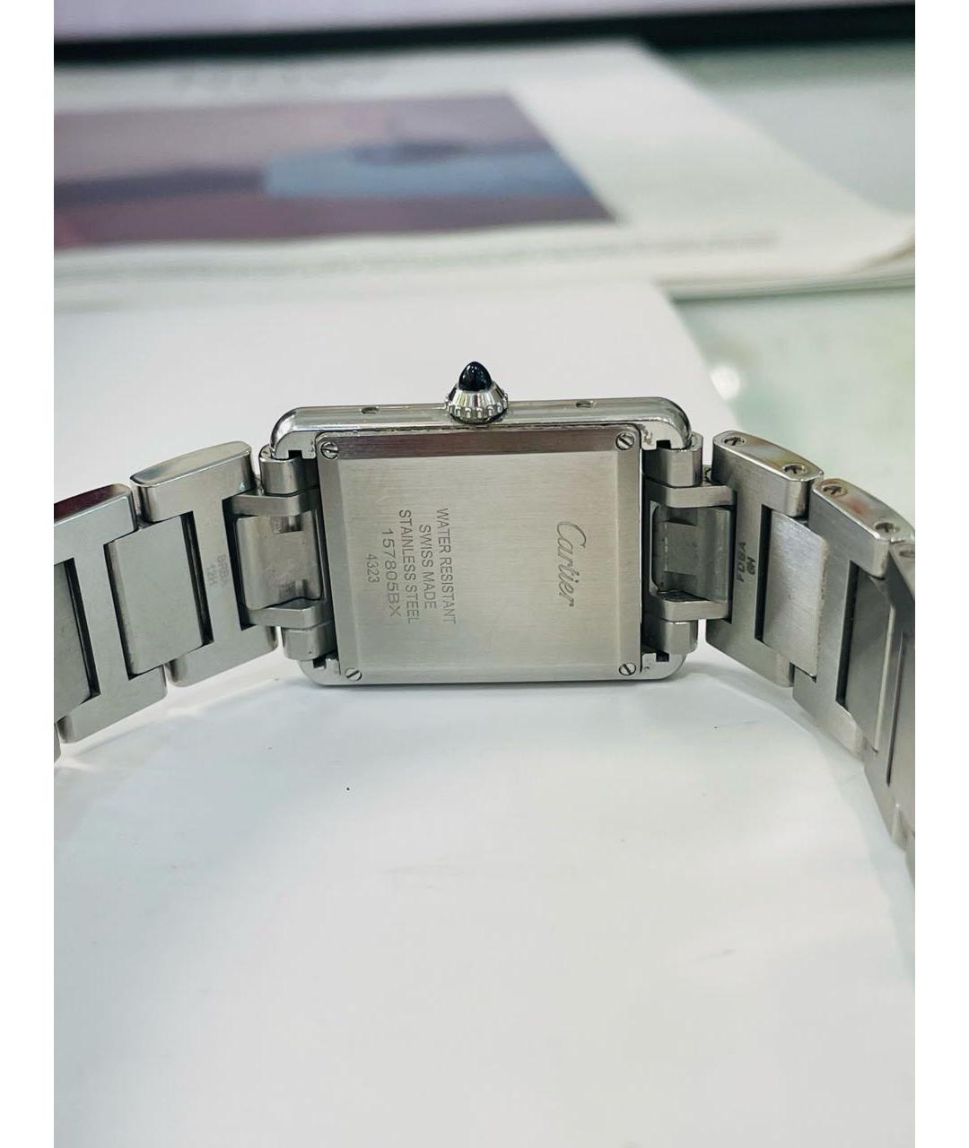 CARTIER Серебряные часы, фото 5
