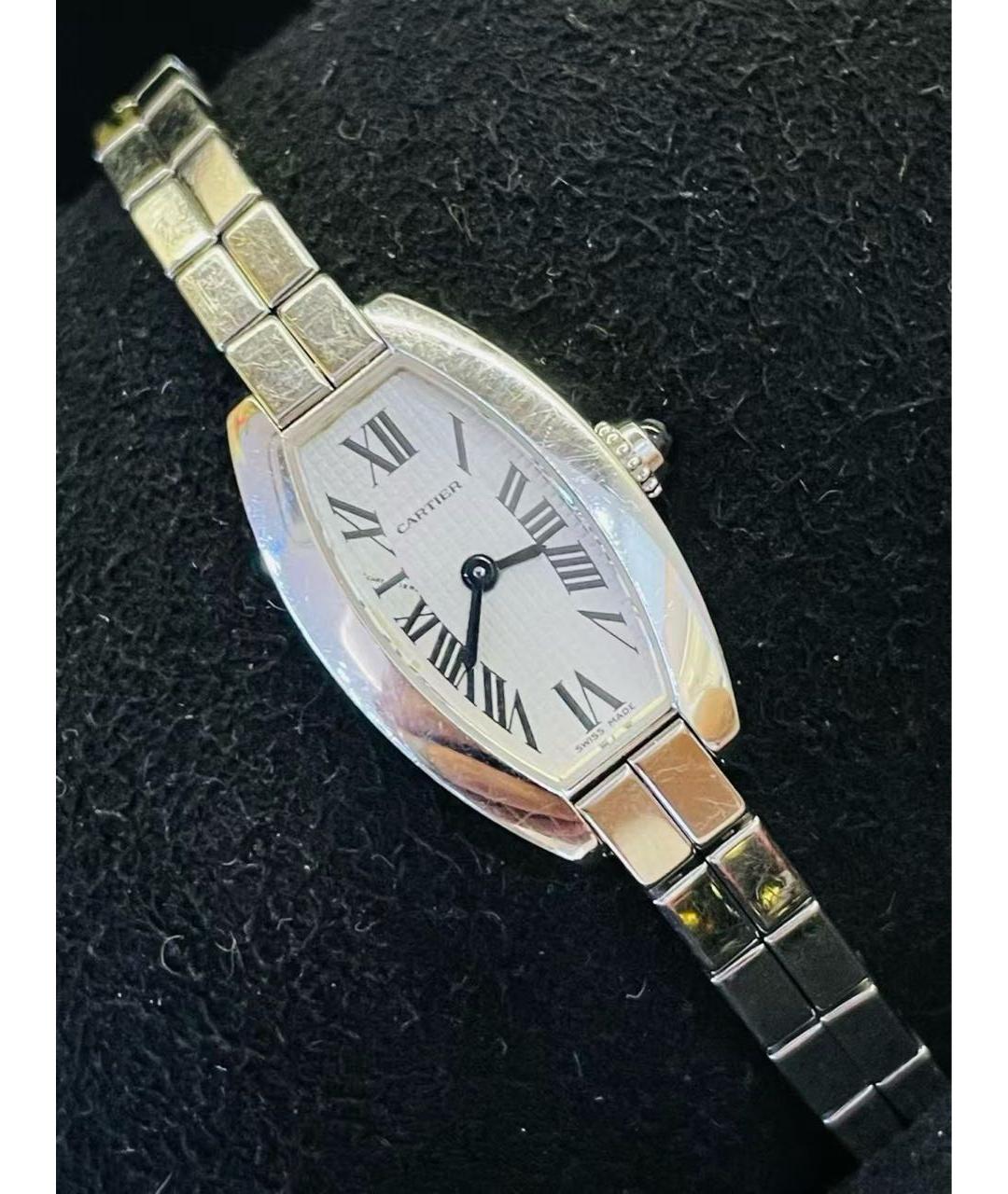 CARTIER Серебряные часы из белого золота, фото 3