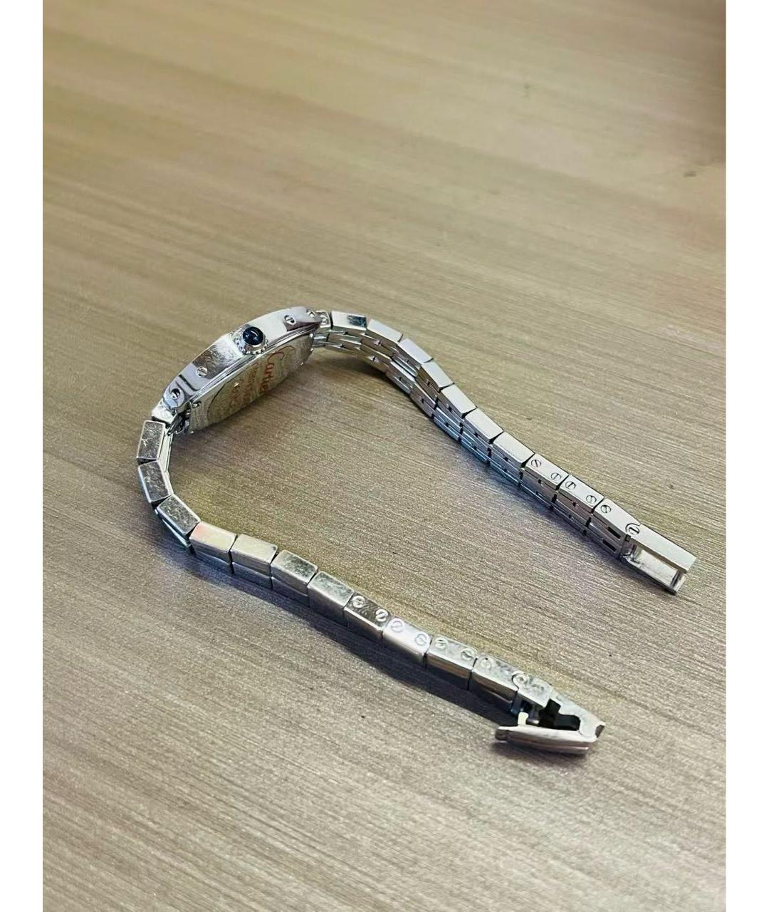CARTIER Серебряные часы из белого золота, фото 8
